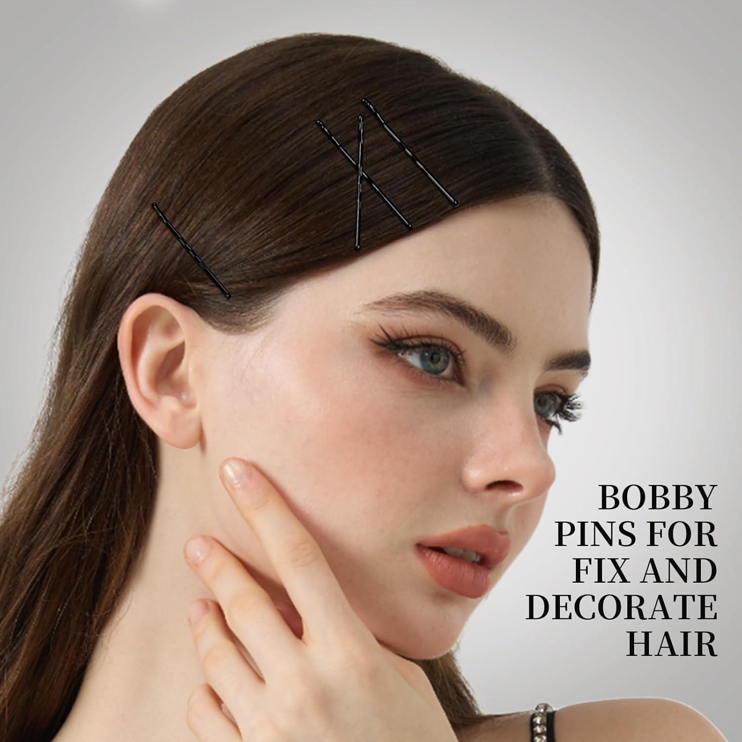 500 Horquillas Negras 5cm Teenitor para Peinados Diarios