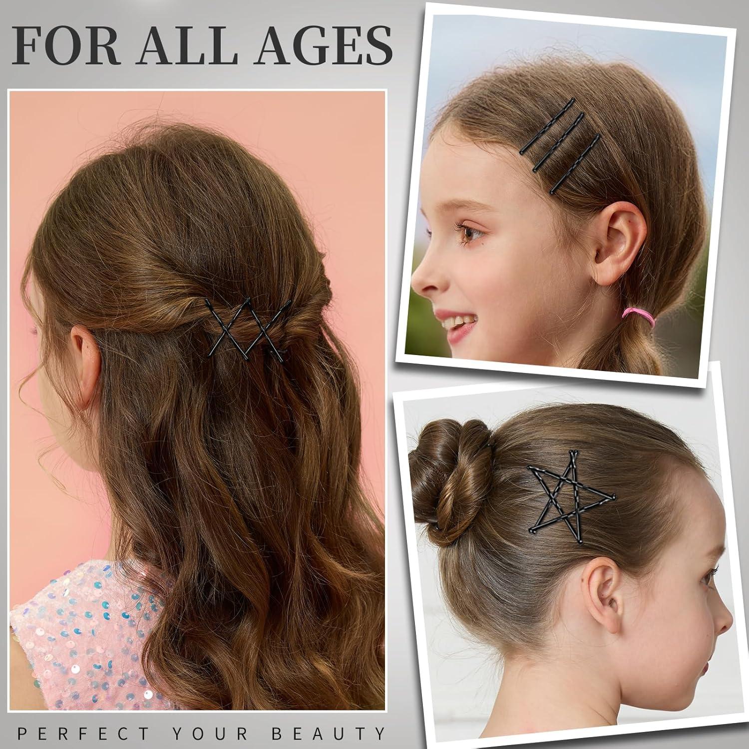 500 Horquillas Negras 5cm Teenitor para Peinados Diarios