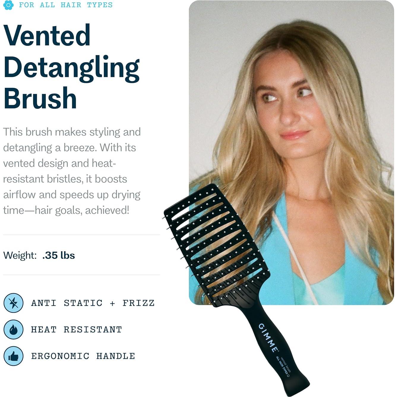 Cepillo Desenredante Gimme Beauty - Para Cabello Húmedo y Seco