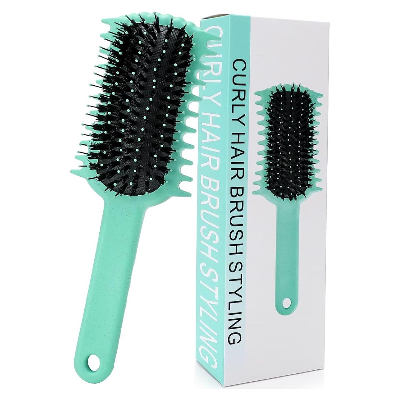 Cepillo Definidor de Rizos UHACLWS Verde - Volumen y Estilo