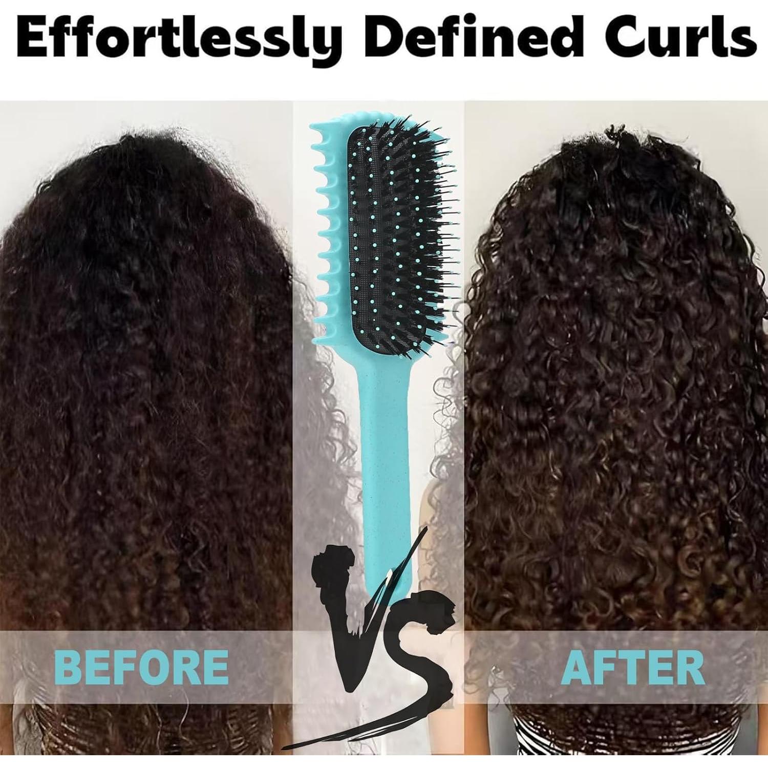 Cepillo Definidor de Rizos UHACLWS Verde - Volumen y Estilo