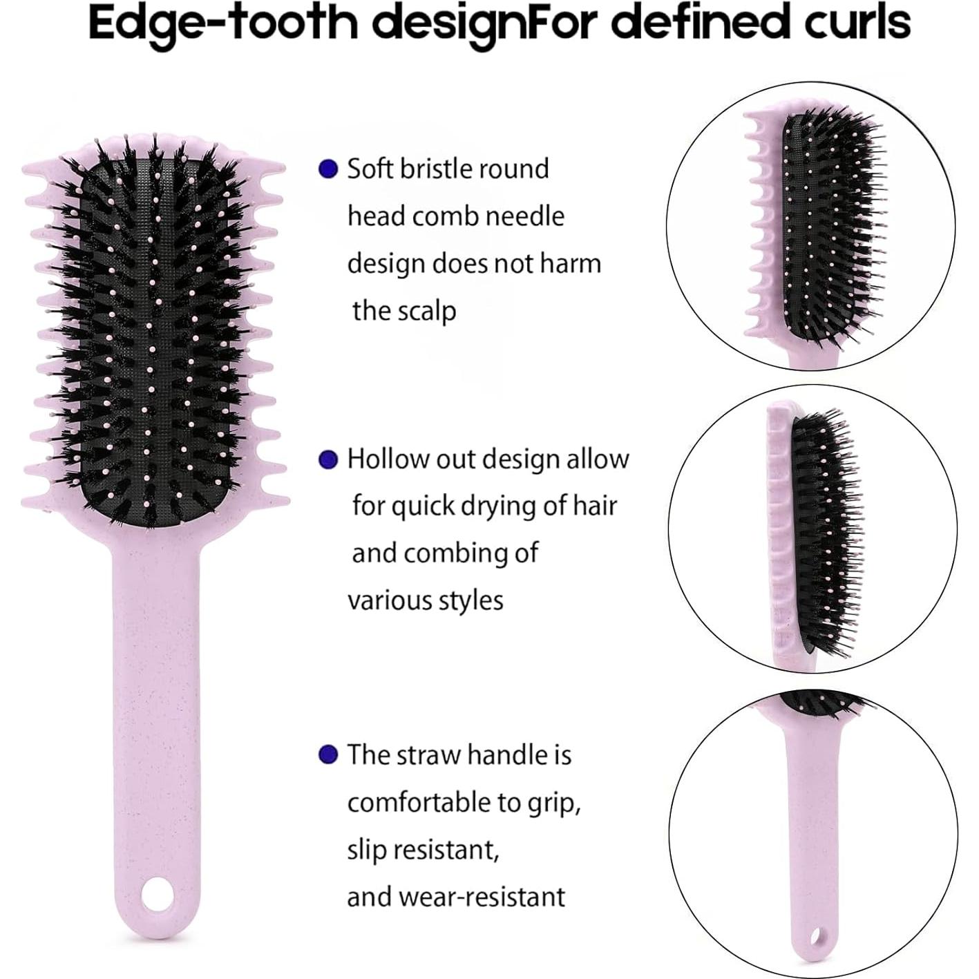 Cepillo Definidor de Rizos UHACLWS Verde - Volumen y Estilo