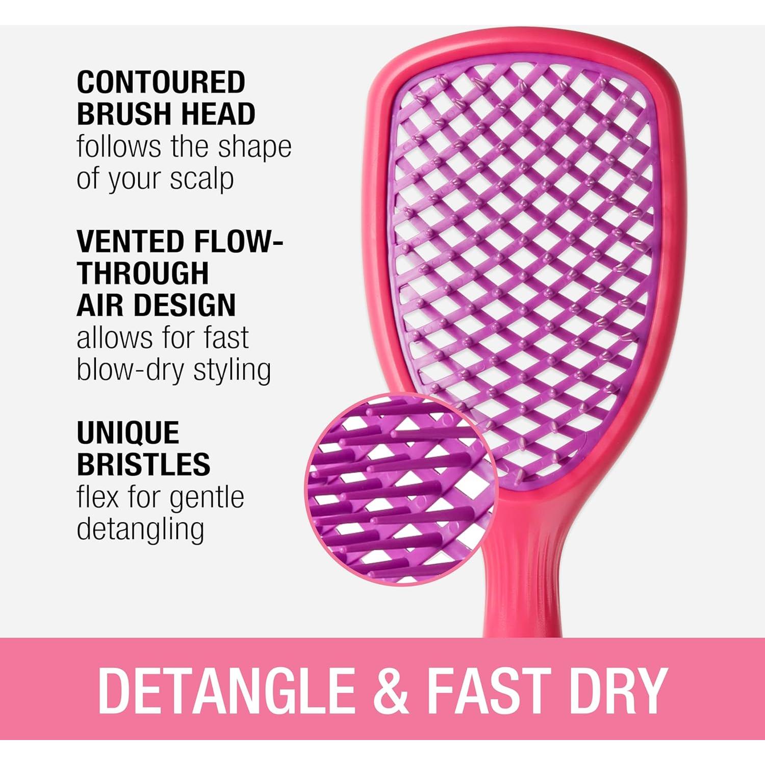 Cepillo de Pelo Conair Allbrush Ventilado 25.9x8.4cm Rosa