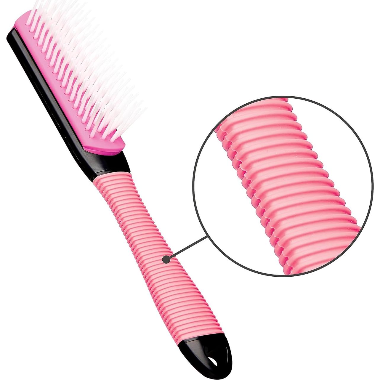 Cepillo Desenredante KISS Colores y Cuidado para Niños - Rosa