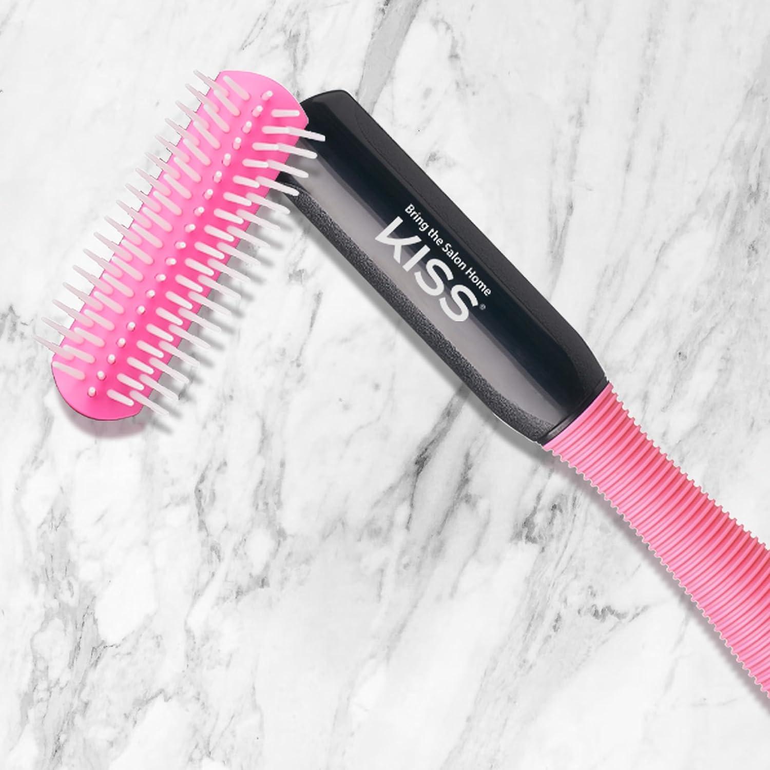 Cepillo Desenredante KISS Colores y Cuidado para Niños - Rosa