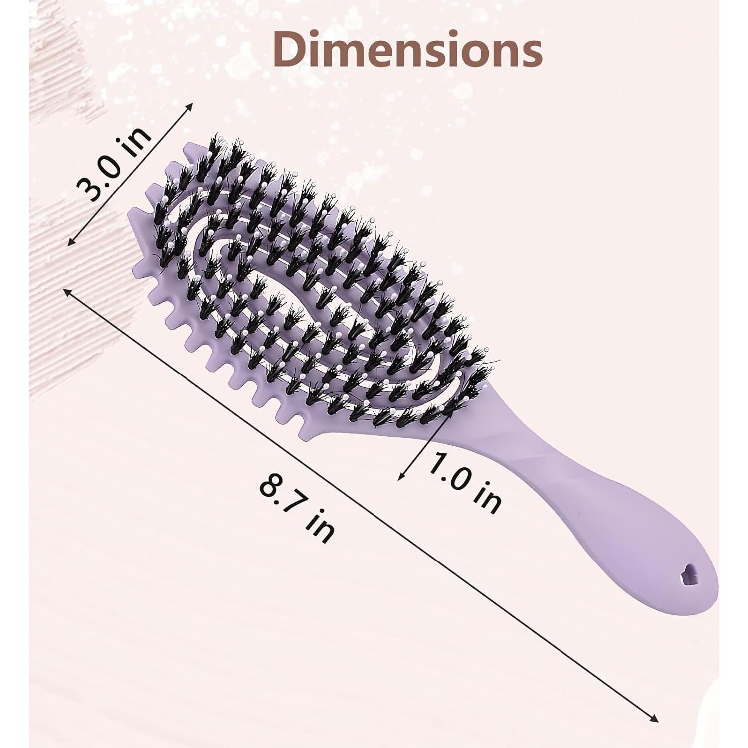 Cepillo Definidor Rizado Marrhorvk Ventilado 28.8cm Púrpura