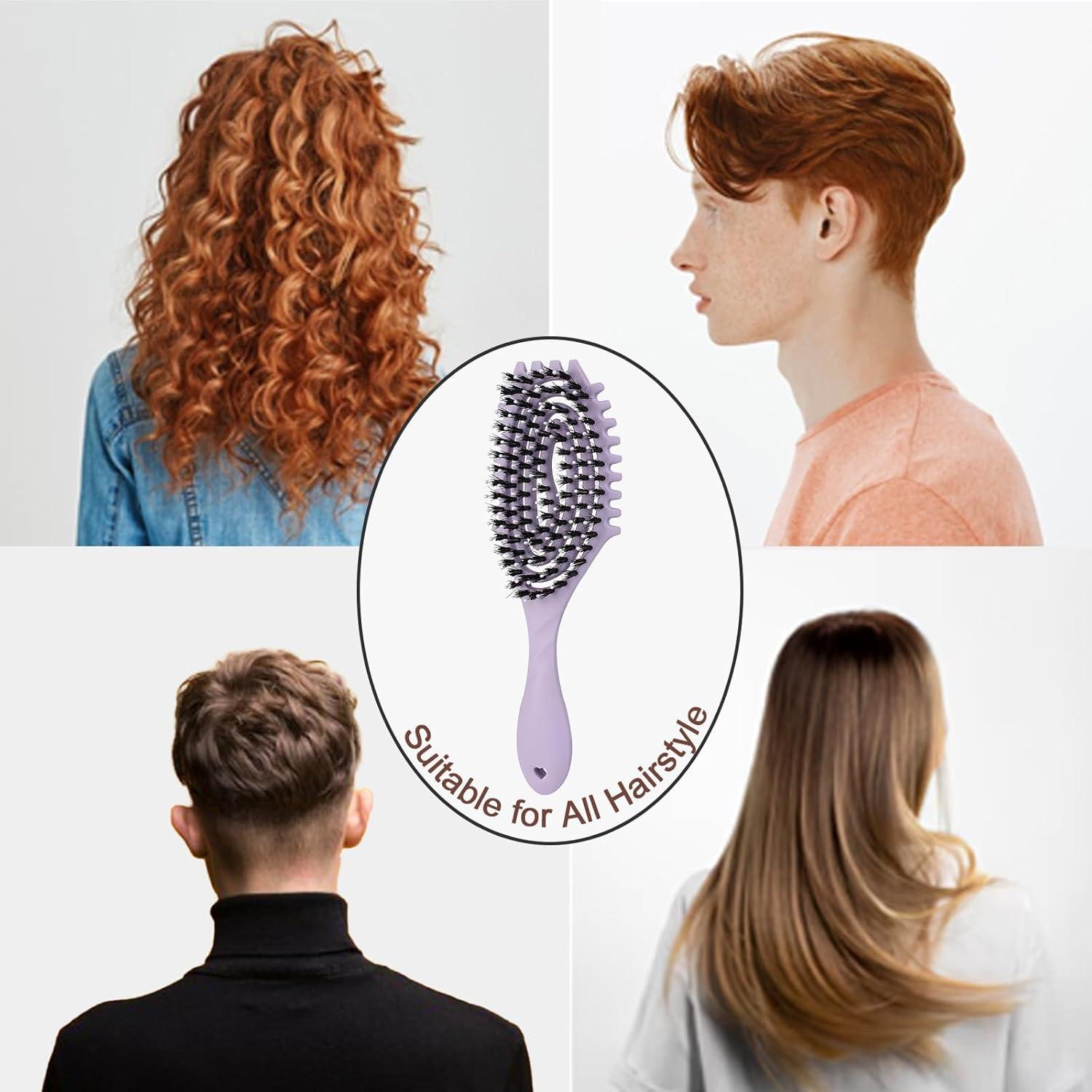 Cepillo Definidor Rizado Marrhorvk Ventilado 28.8cm Púrpura