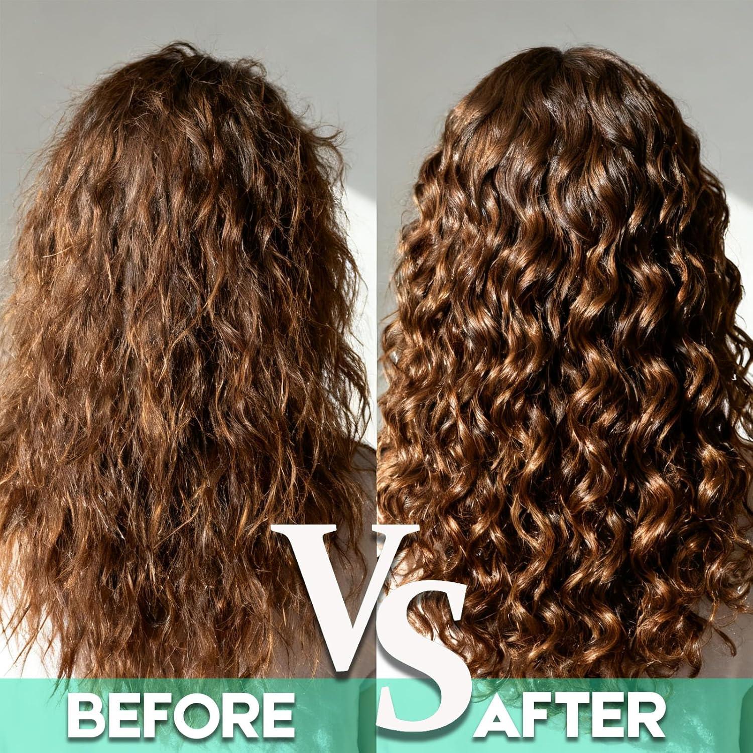 Cepillo Definidor de Rizos Evercomb Verde - Desenredante y Estilizador