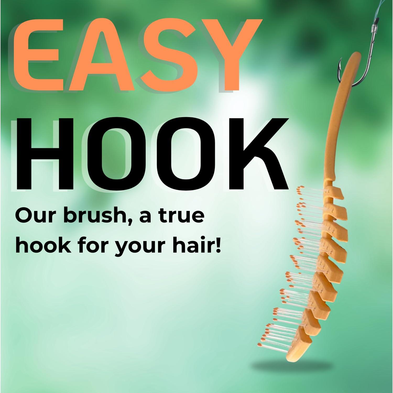 Set de 2 Cepillos Desenredantes Ecológicos Inatekpro - Cerdas Suaves