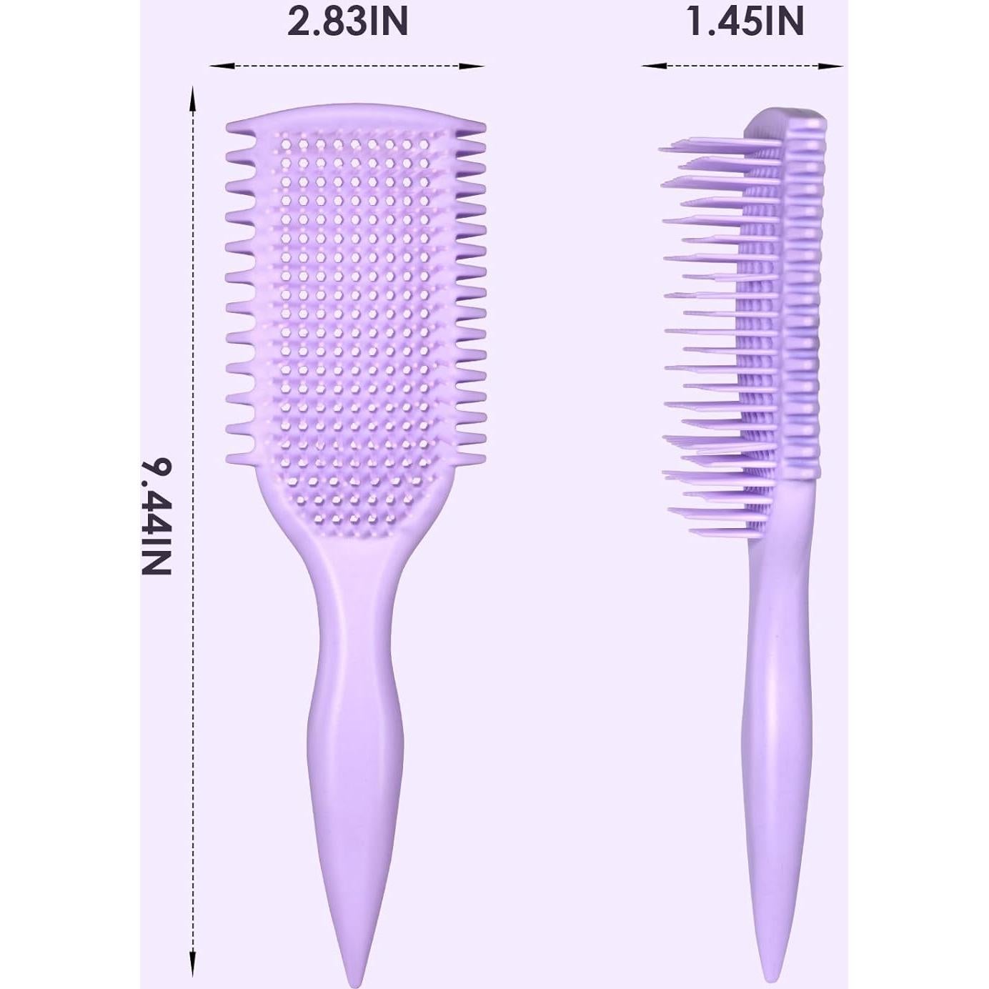 Cepillo Definidor y Desenredante QUWHE para Cabello Rizado