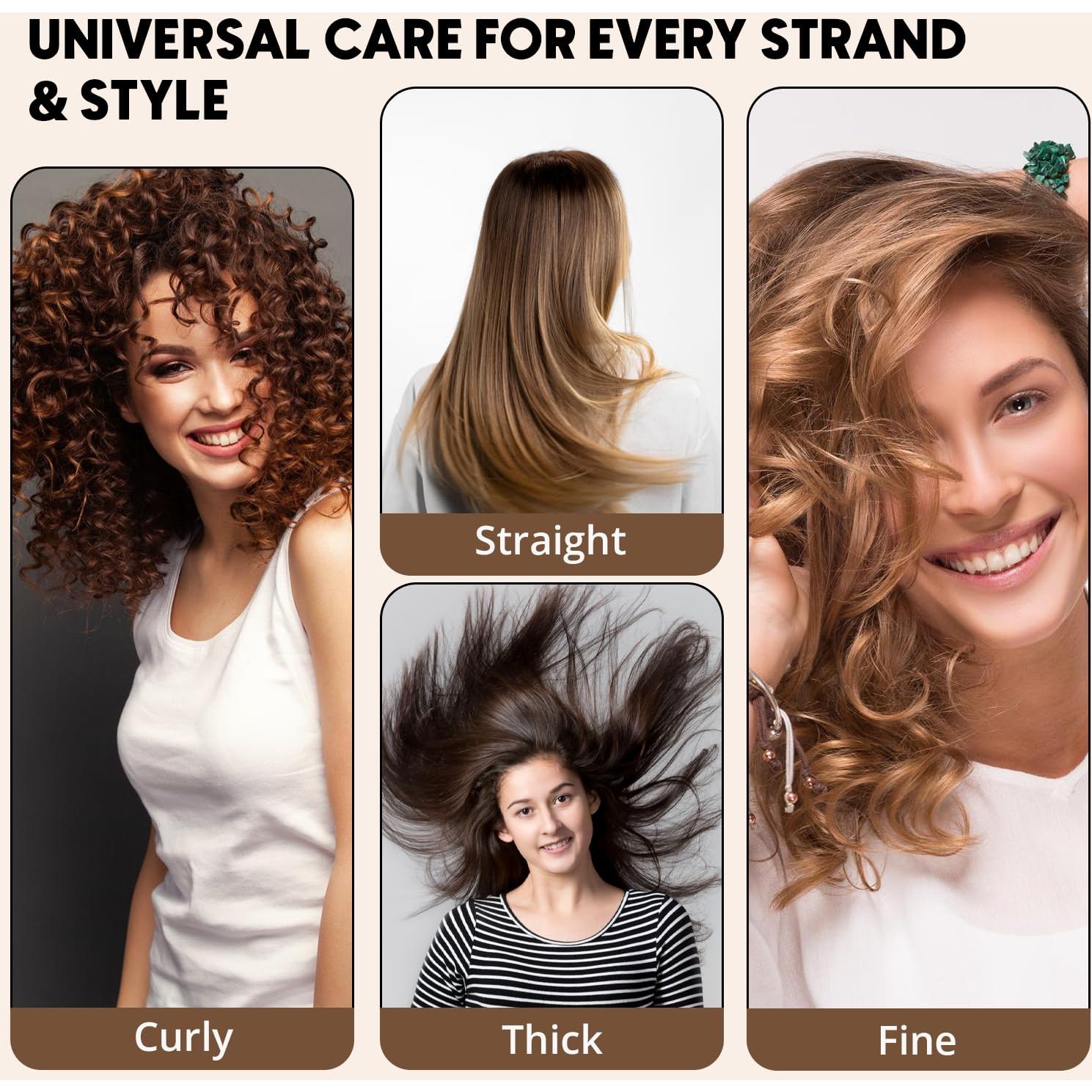 Cepillo de Bambú Vera Essence para Desenredar Cabello 23.8cm