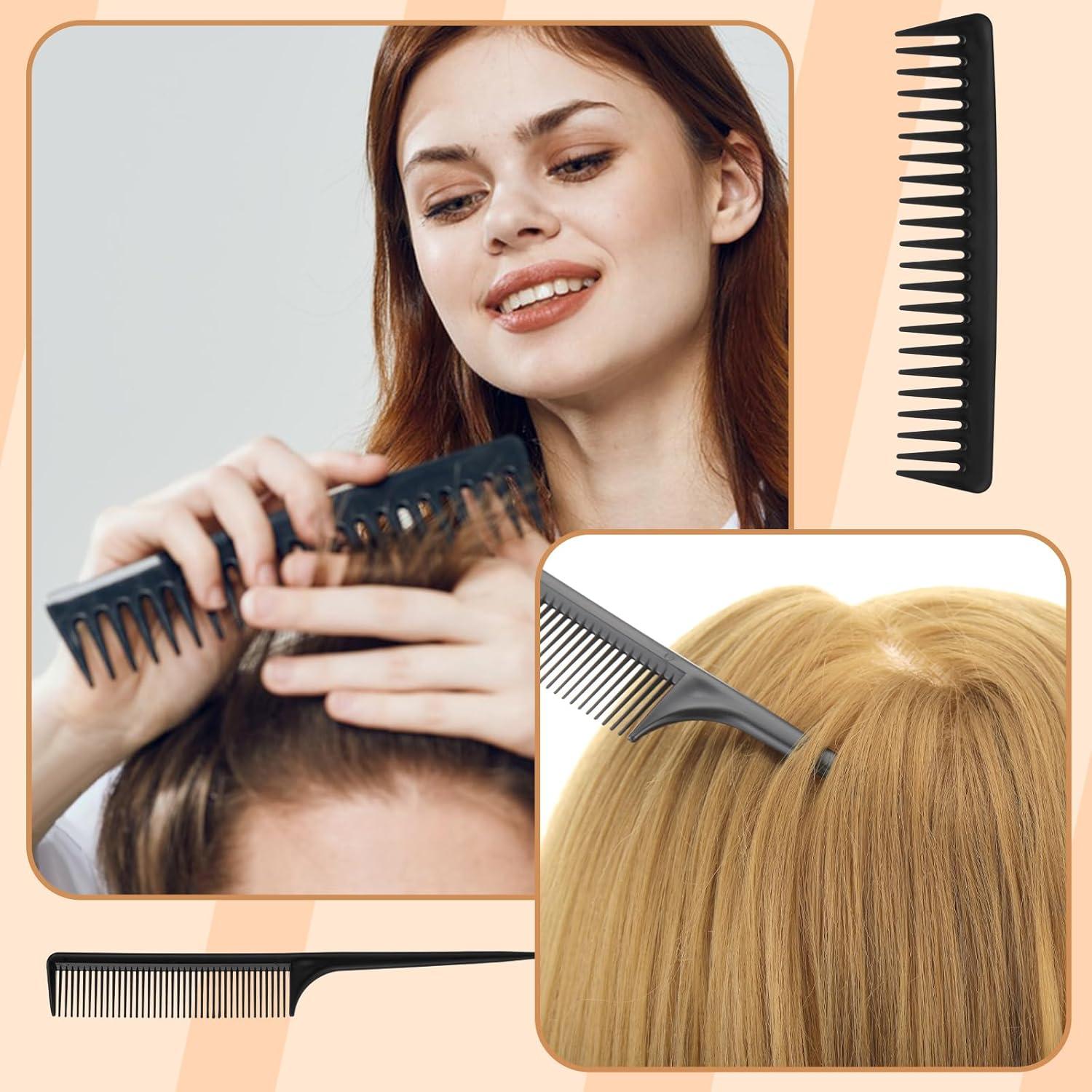 Juego de 5 Cepillos para el Cabello ProSuites - Desenredantes y Peines