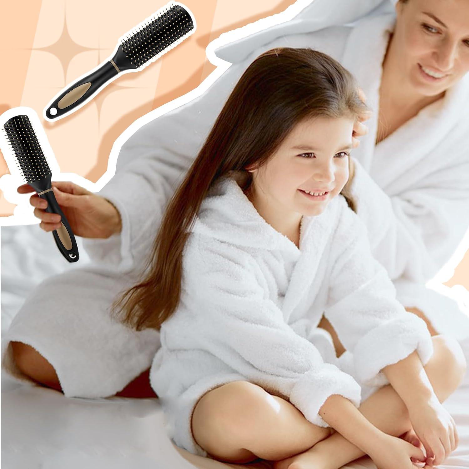 Juego de 5 Cepillos para el Cabello ProSuites - Desenredantes y Peines