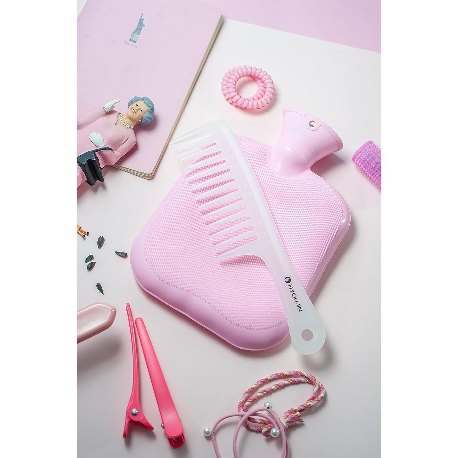 Peine Desenredante HYOUJIN Dientes Anchos Blanco 24.5cm