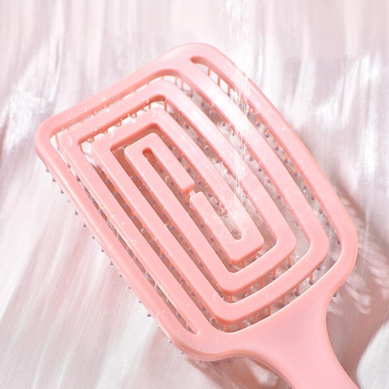 Cepillo Desenredante Profesional TEUOPIOE para Cabello Rizado