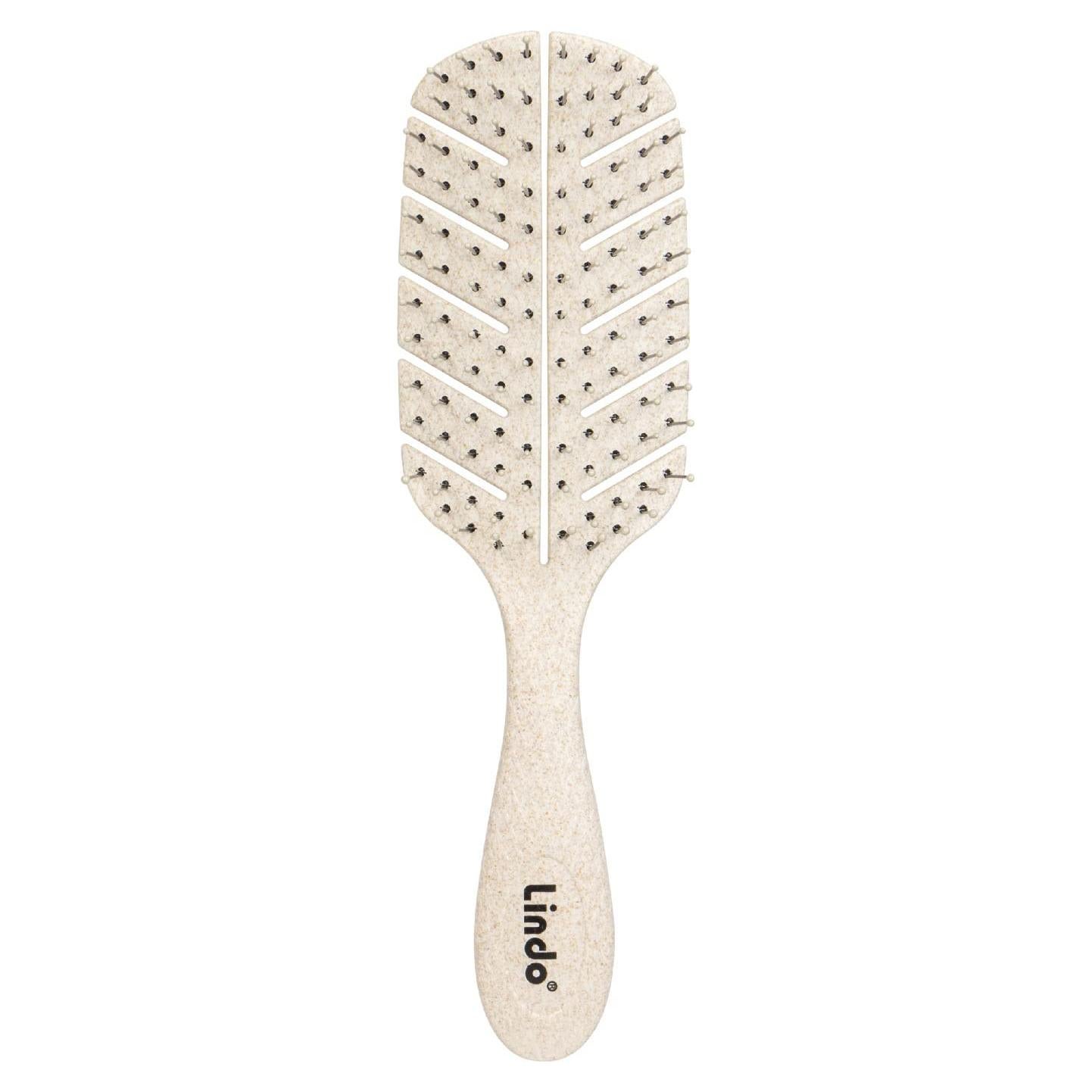 Cepillo Desenredante Ecológico Lindo para Cabello Húmedo y Seco