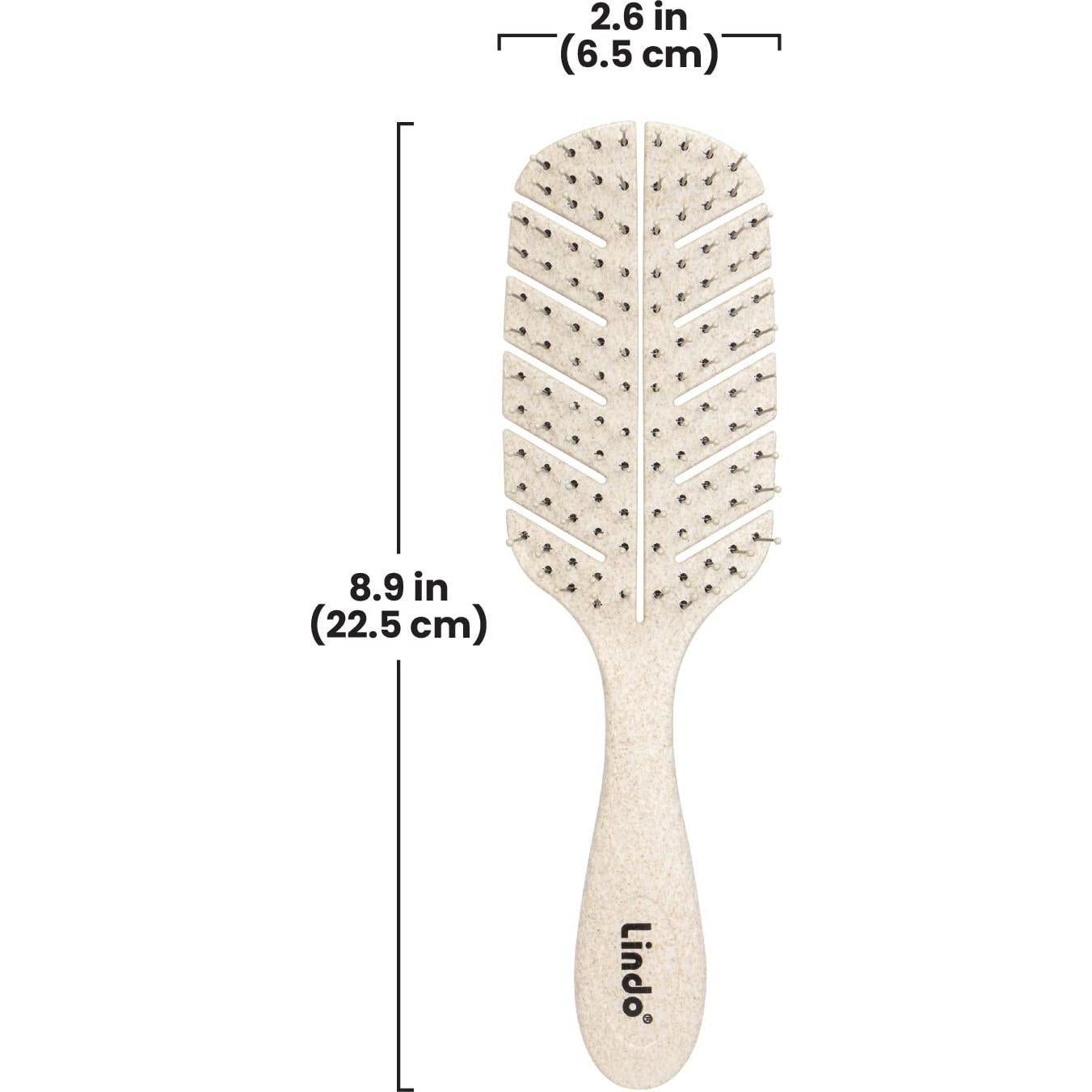 Cepillo Desenredante Ecológico Lindo para Cabello Húmedo y Seco