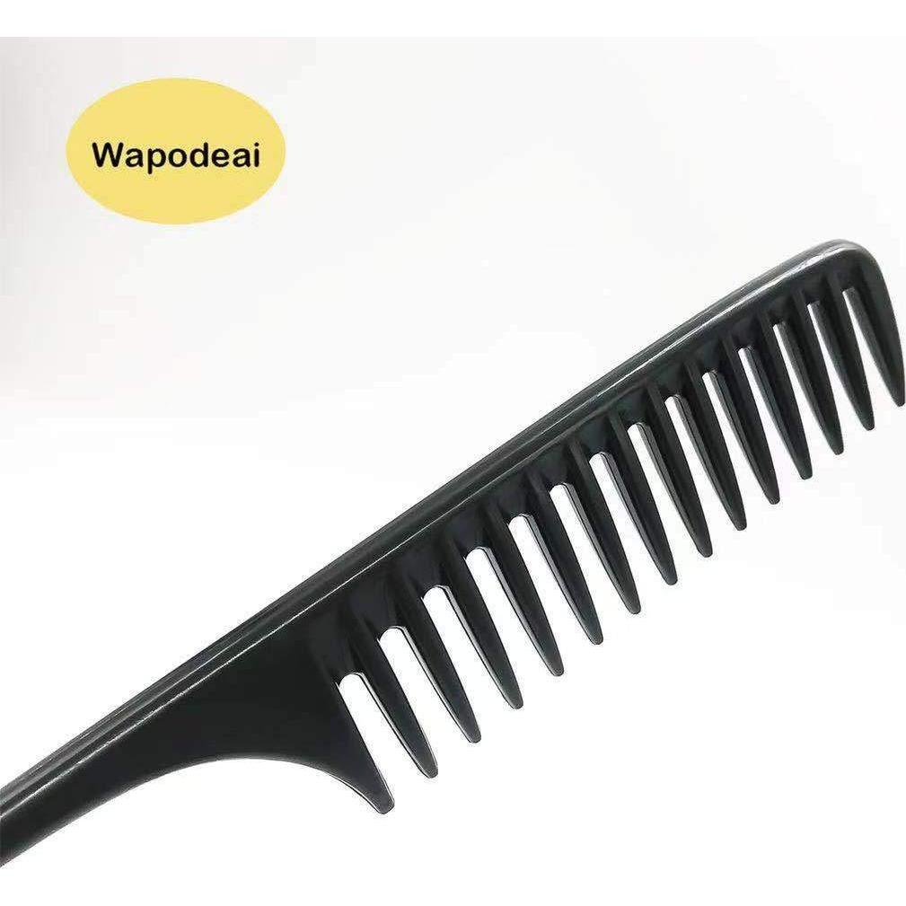 Peine Desenredante Wapodeai de Dientes Anchos, Antiestático, 25.91 cm