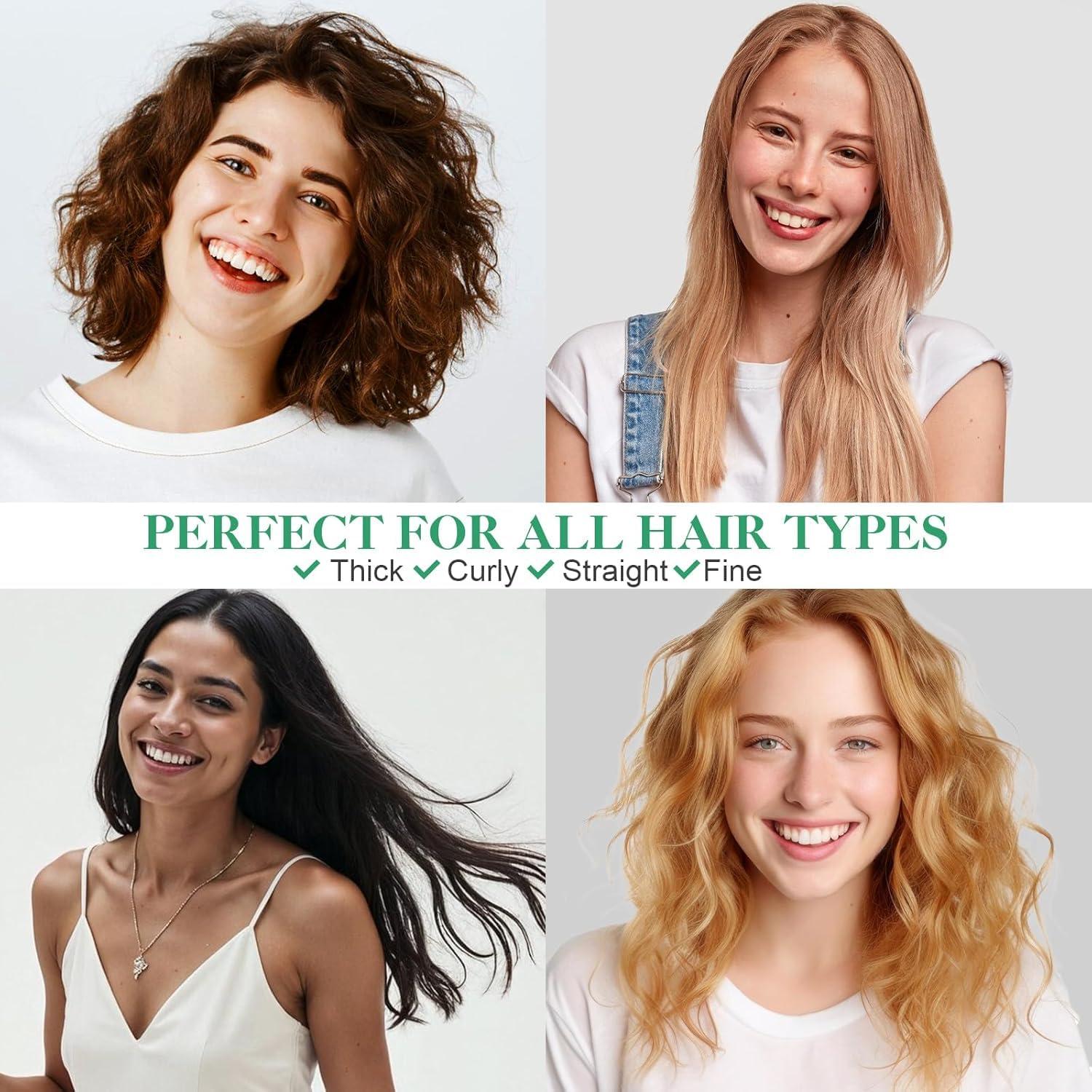 Set de Cepillos para Cabello 6Pcs START MAKERS Azul