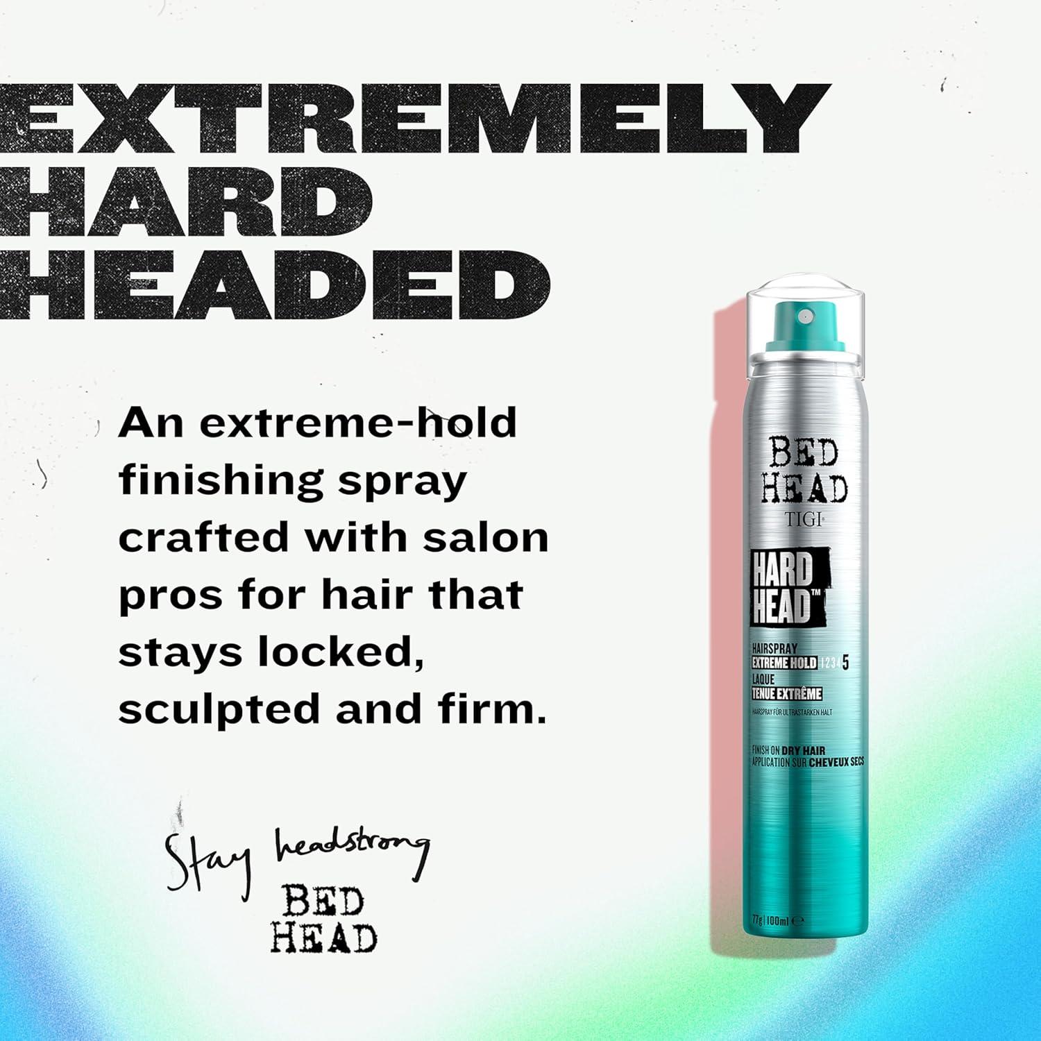 Laca para el Cabello Hard Head TIGI - Fijación Extra Fuerte 170 g