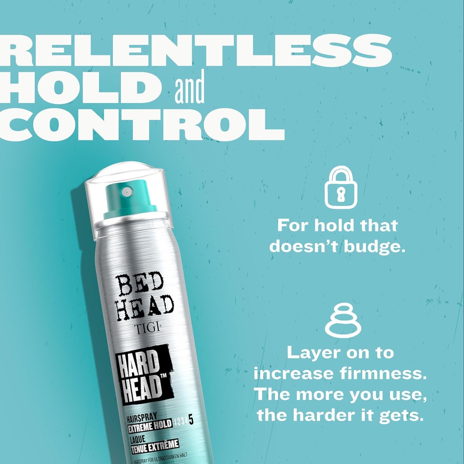 Laca para el Cabello Hard Head TIGI - Fijación Extra Fuerte 170 g