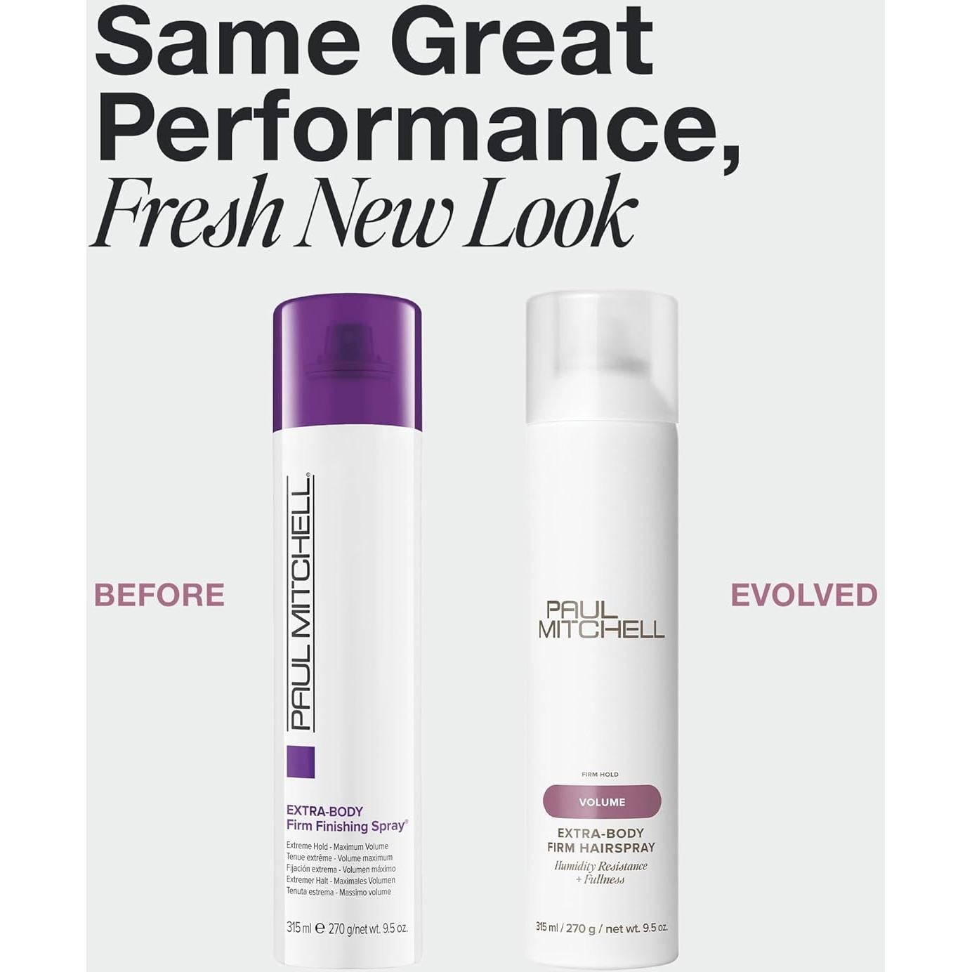 Laca Paul Mitchell Extra-Cuerpo Firme 270 g - Volumen y Sujeción