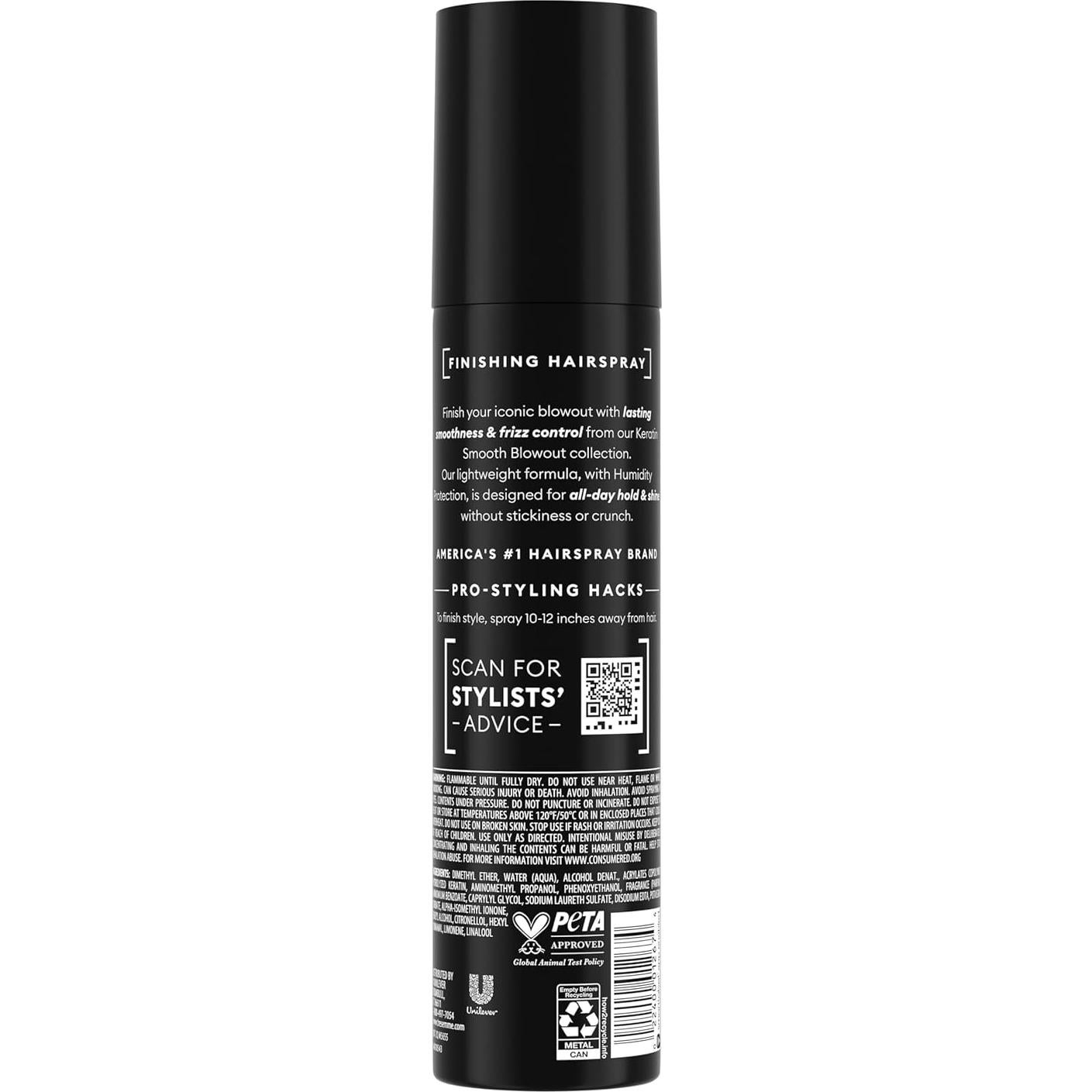 Spray Anti-Frizz TRESemmé Keratin Smooth 207 ml - Acabado Flexible