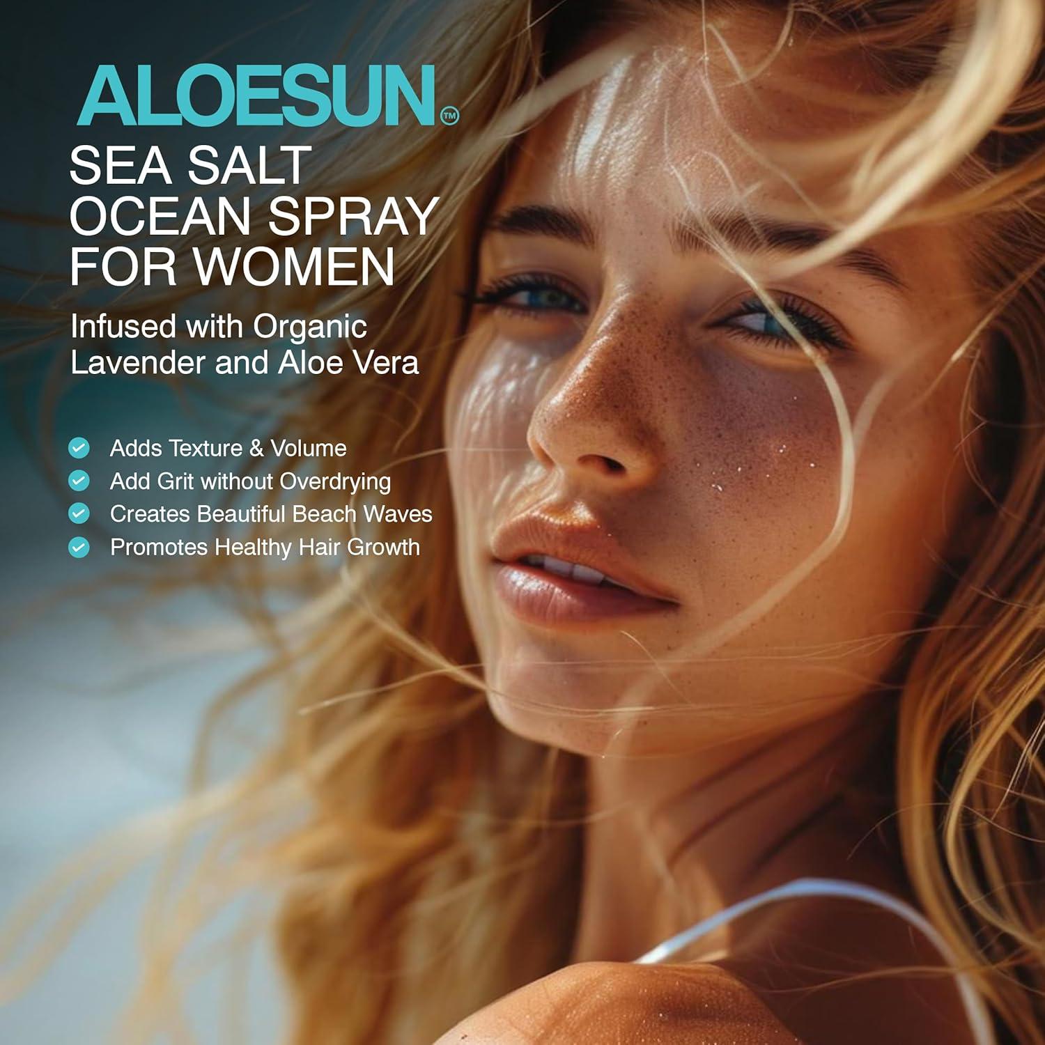 Spray Texturizante ALOESUN con Sal Marina 100ml - Volumen y Definición