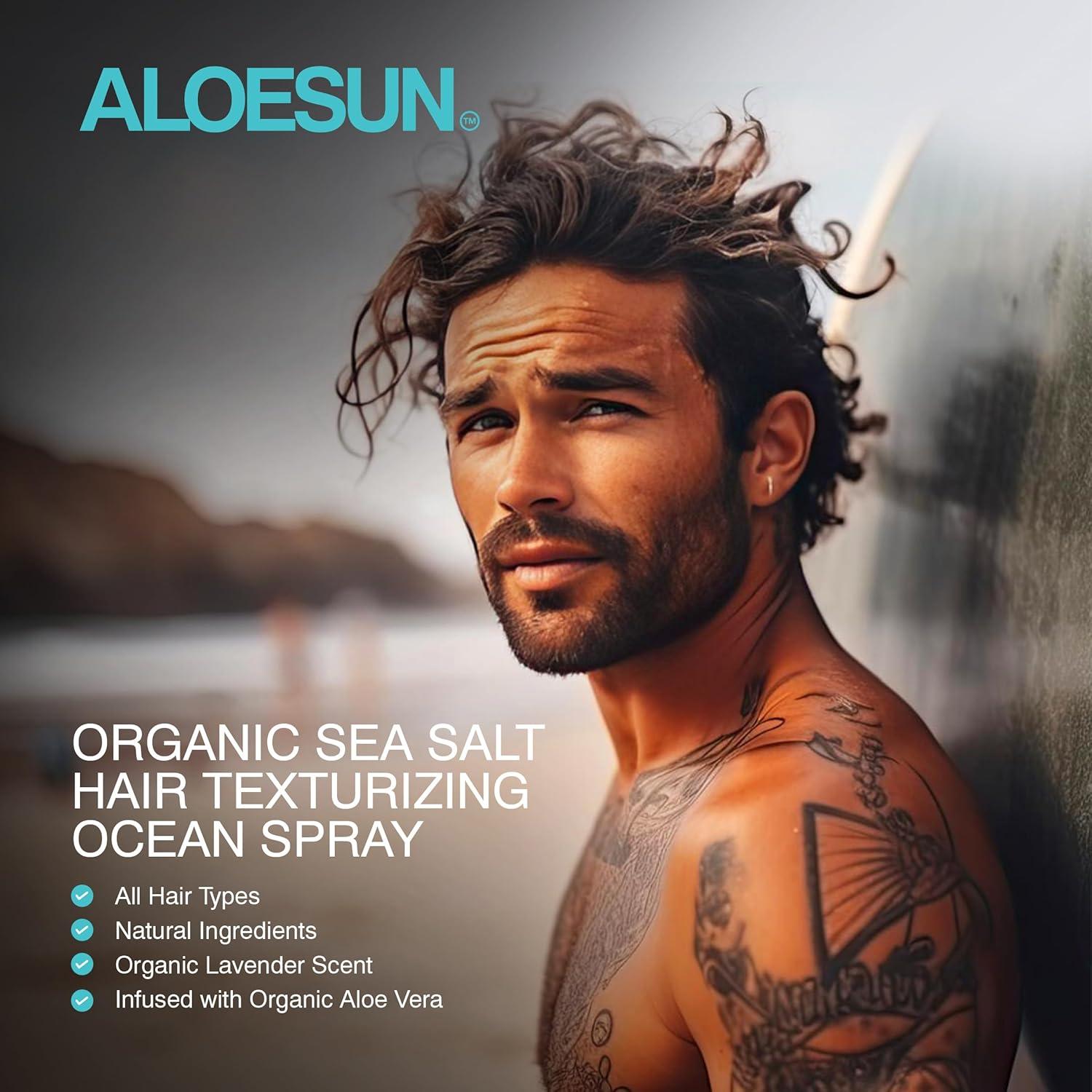 Spray Texturizante ALOESUN con Sal Marina 100ml - Volumen y Definición