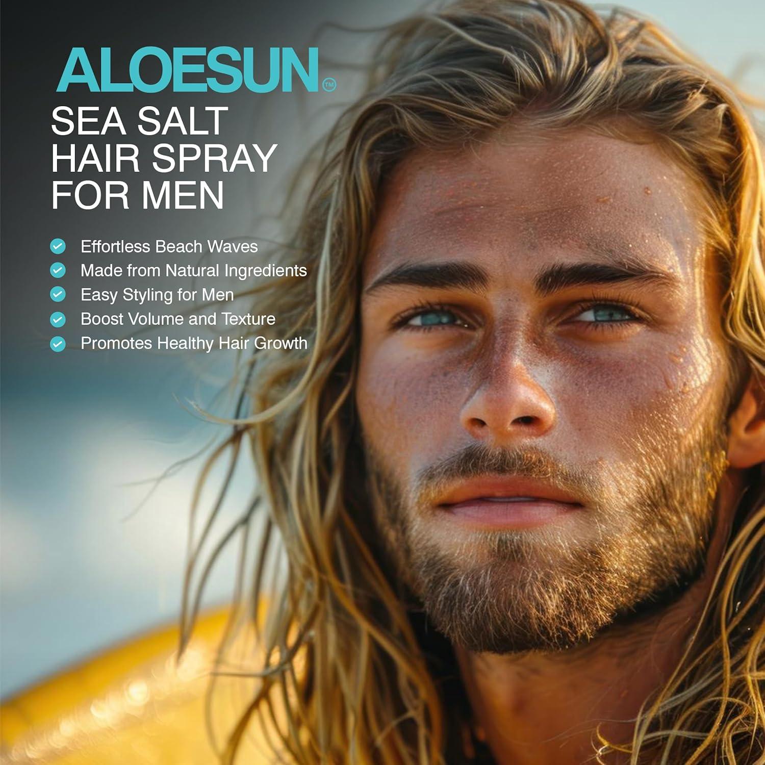 Spray Texturizante ALOESUN con Sal Marina 100ml - Volumen y Definición