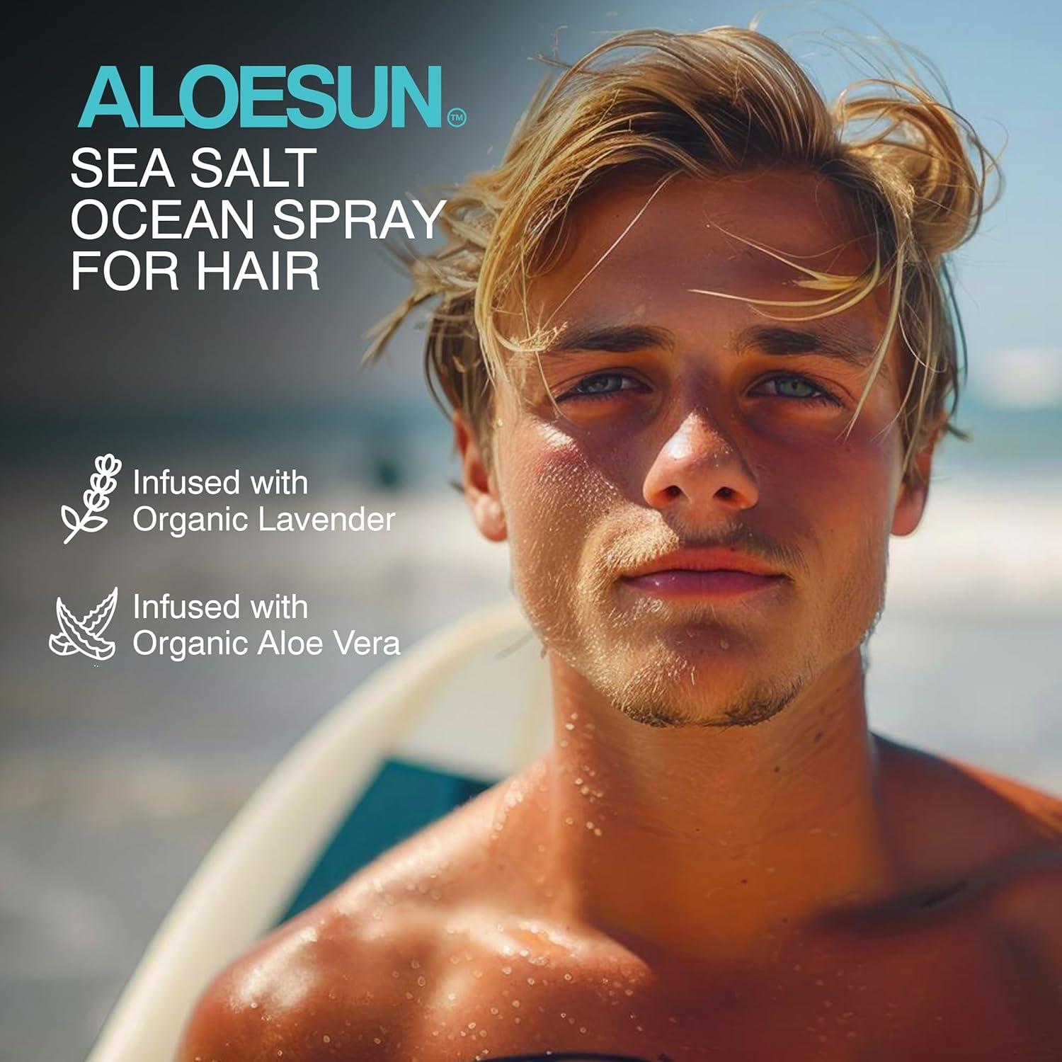 Spray Texturizante ALOESUN con Sal Marina 100ml - Volumen y Definición