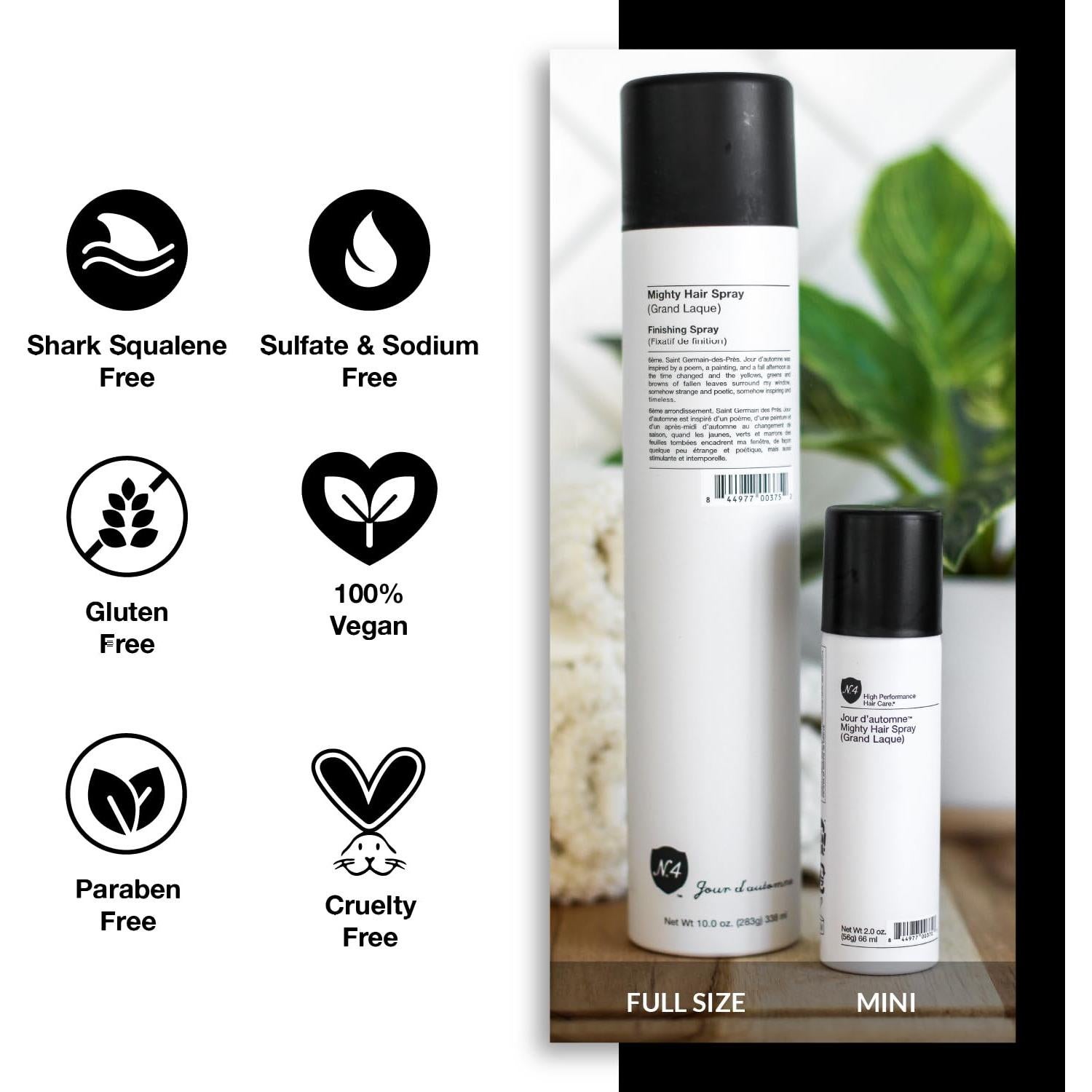 Laca para el Cabello Número 4 56.7 g Fijación Fuerte