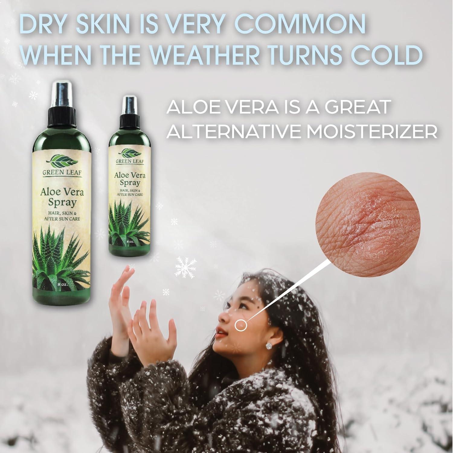 Spray de Aloe Vera 100% Puro 3.3oz | Hidratante Facial y Capilar