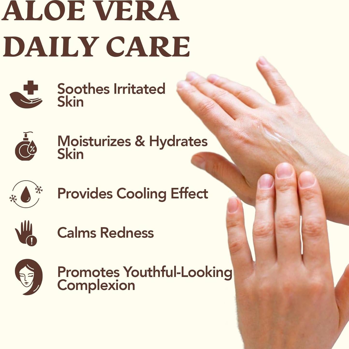 Spray de Aloe Vera 100% Puro 3.3oz | Hidratante Facial y Capilar