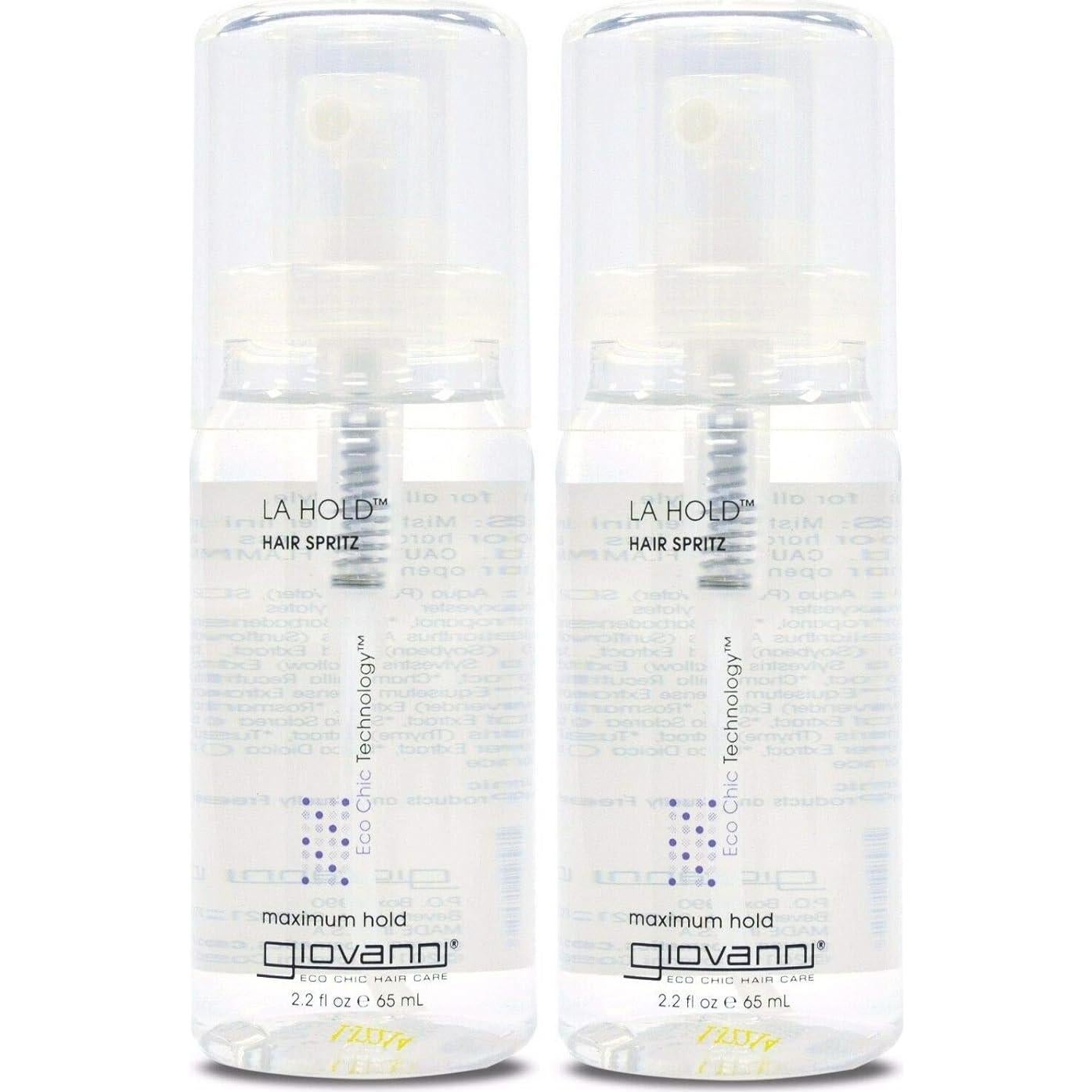 L.A. Hold Spray para Cabello Giovanni 59 ml Paquete de 2