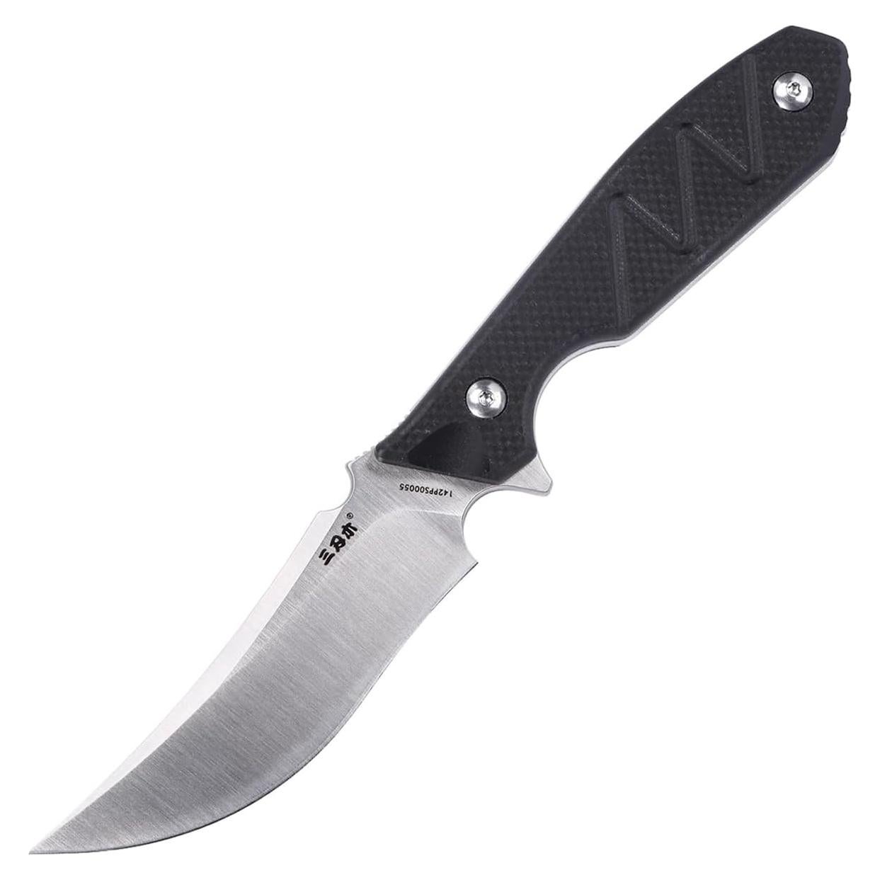 Cuchillo Sanrenmu SRM-S755 EDC 95mm Hoja Fija G10 Negro