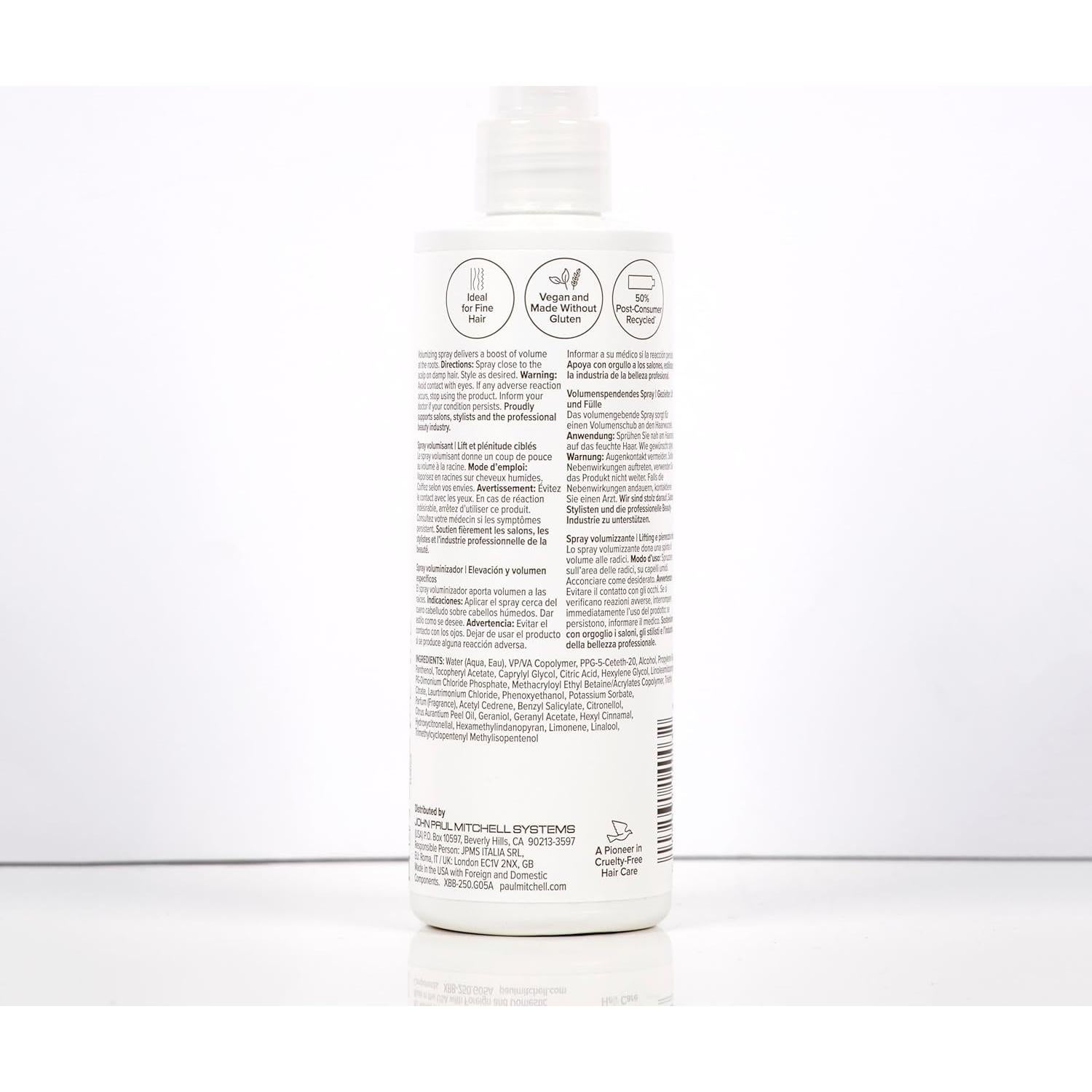 Spray Voluminizador Paul Mitchell Extra-Body 250 ml Cabello Fino