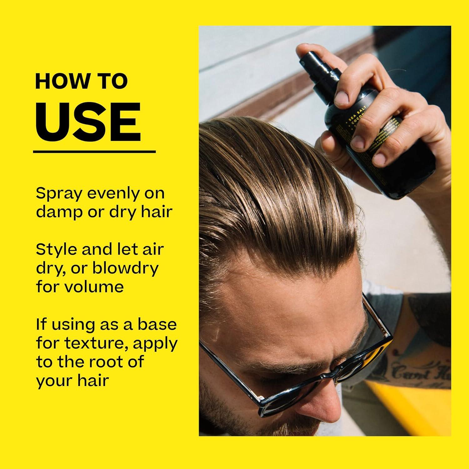 Spray de Sal Marina Texturizante BYRD 236.6 ml Aroma Coco