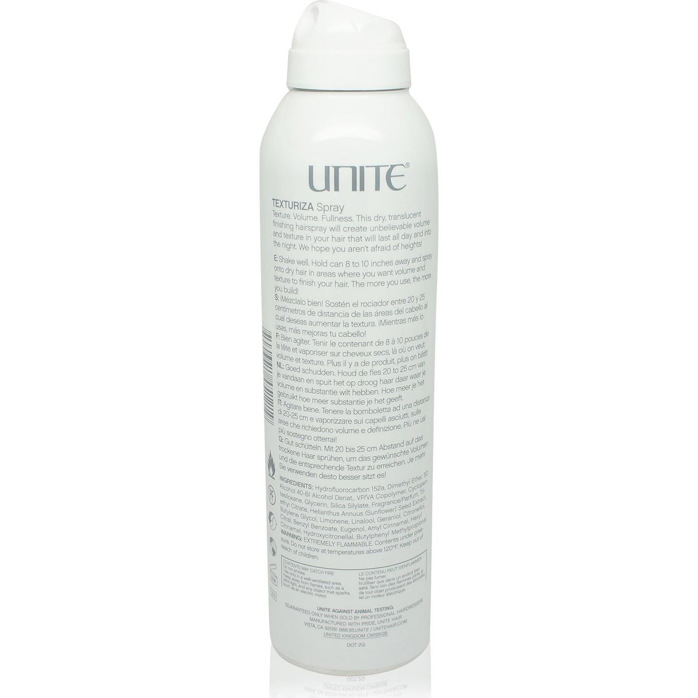 Spray Texturizante UNITE Hair 198g - Volumen y Acabado Mate