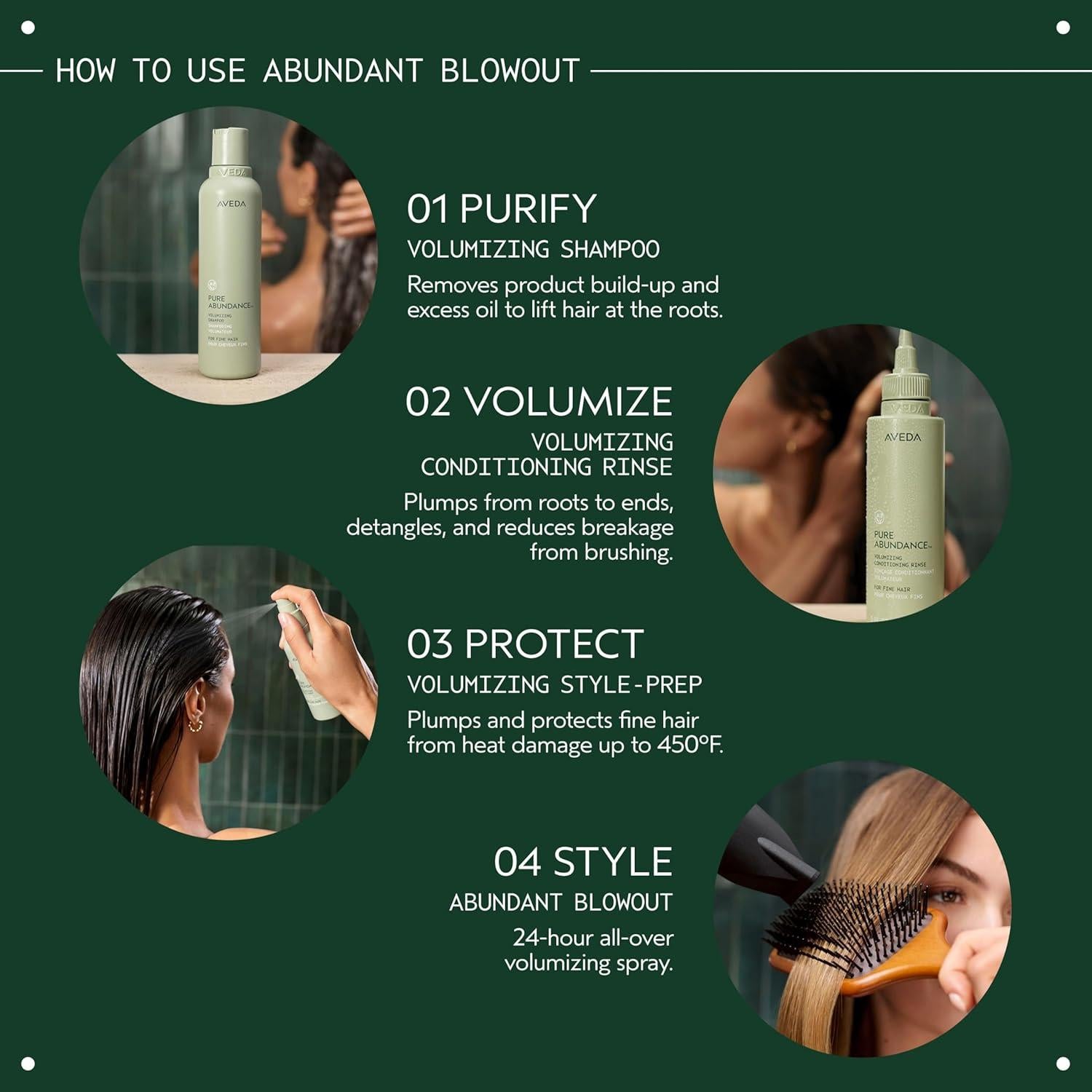 Spray Voluminizador Aveda Abundant Blowout 29.57 ml Vegano