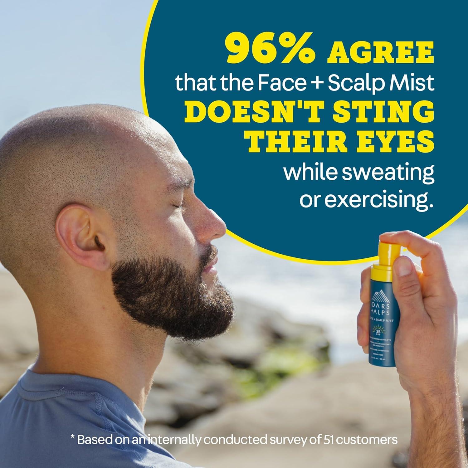 Spray Protector Solar Facial Oars + Alps SPF 35 Aloe y Pepino 42.52ml