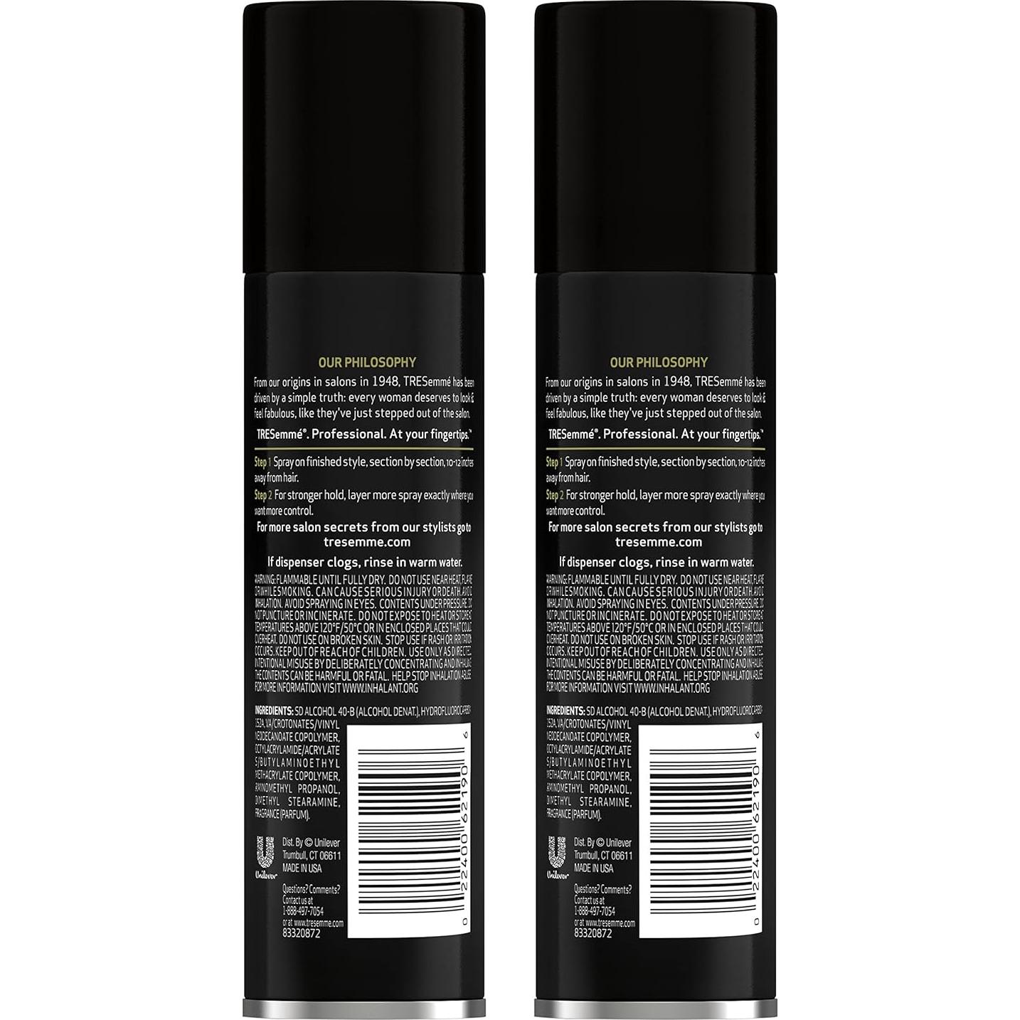 Spray para el cabello TRESemmés 473 ml, Sujeción Extra, Anti-Frizz