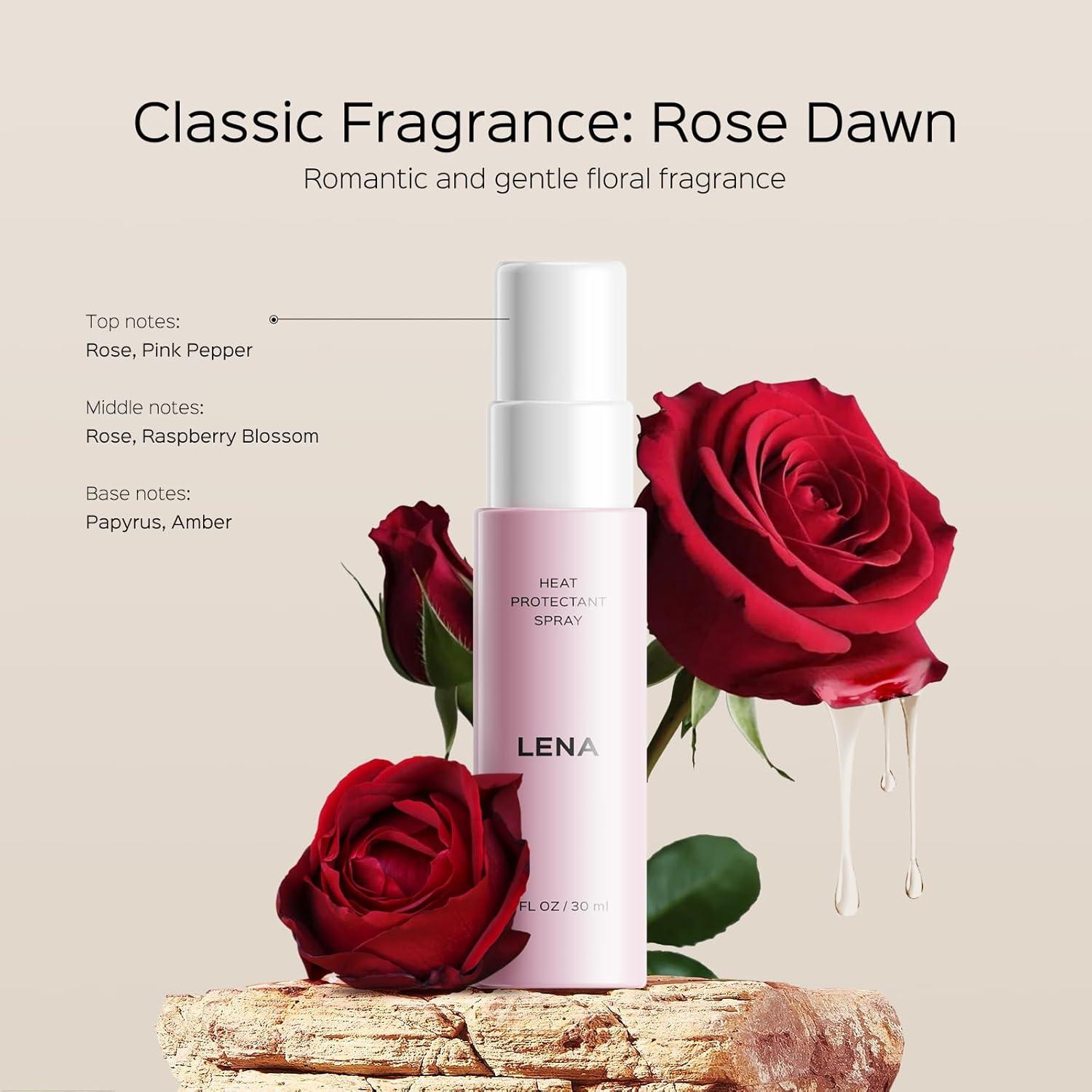 Spray Protector Térmico LENA 30 ml (2-Pack) Aroma Amanecer Rosa