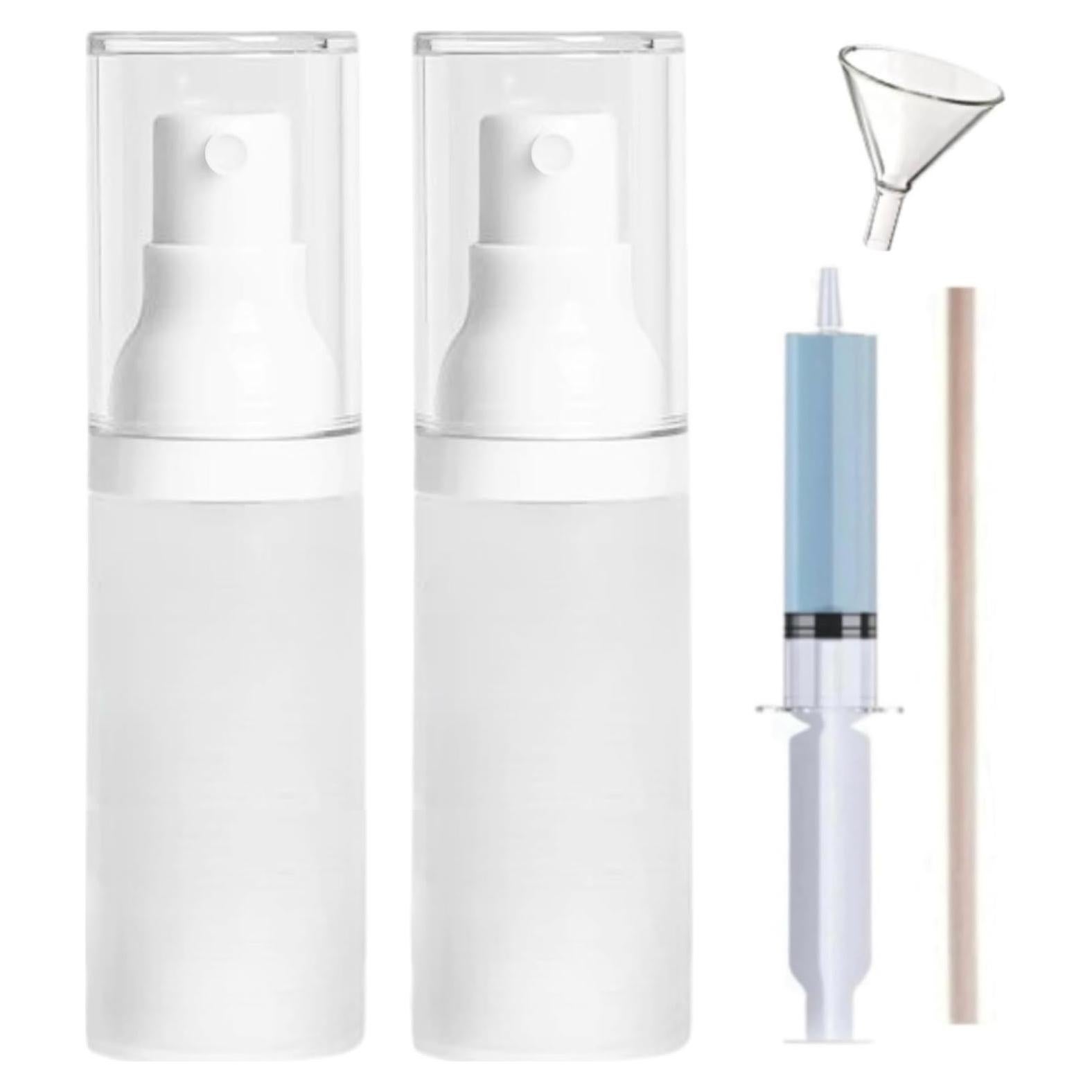 Botellas de Spray Mini FaceBucks 30ml 360° A Prueba de Fugas - Paquete de 2