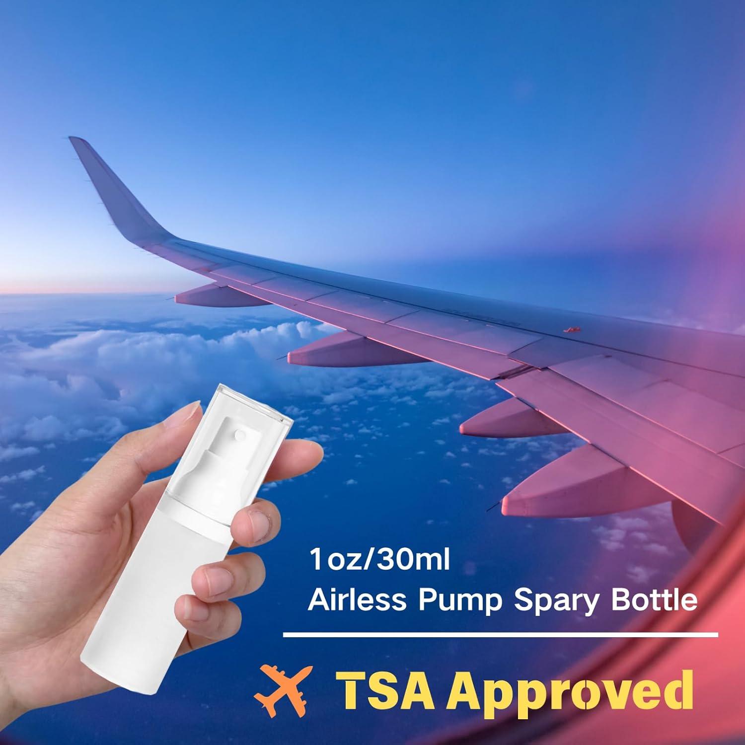 Botellas de Spray Mini FaceBucks 30ml 360° A Prueba de Fugas - Paquete de 2