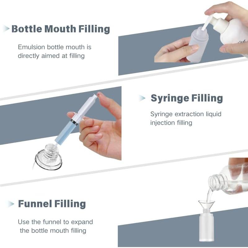 Botellas de Spray Mini FaceBucks 30ml 360° A Prueba de Fugas - Paquete de 2