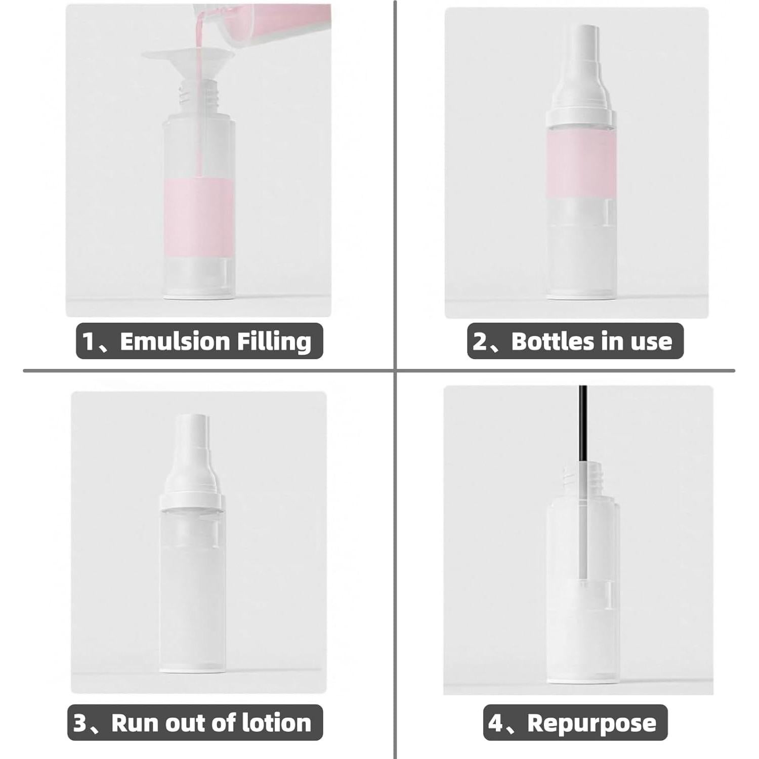 Botellas de Spray Mini FaceBucks 30ml 360° A Prueba de Fugas - Paquete de 2