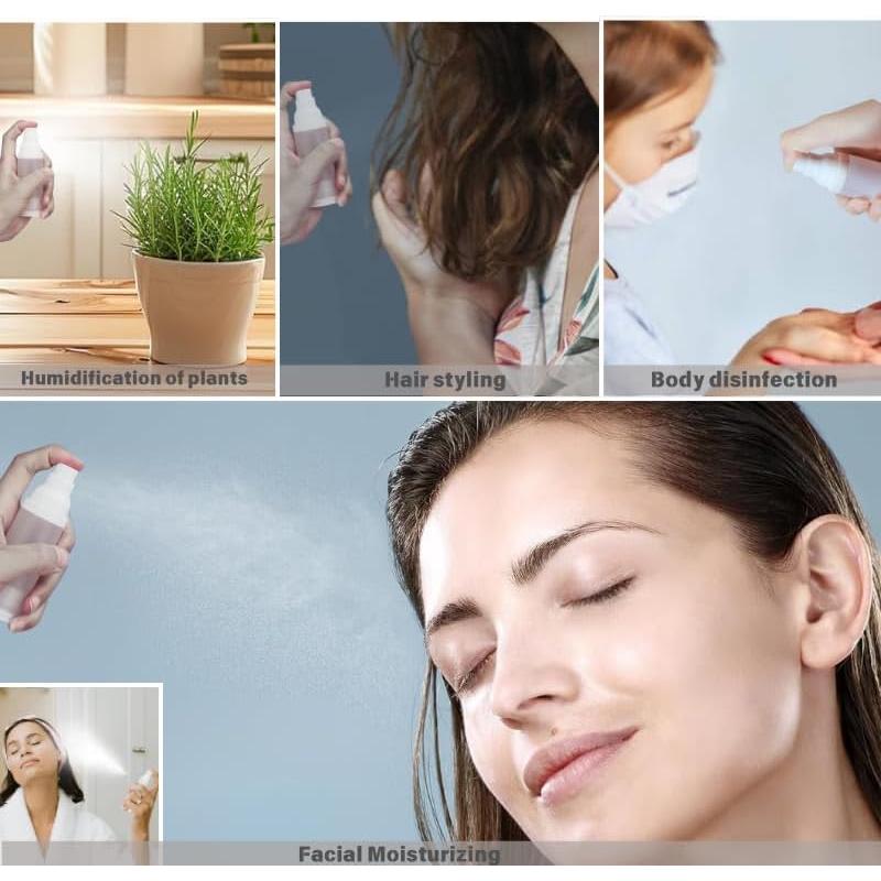 Botellas de Spray Mini FaceBucks 30ml 360° A Prueba de Fugas - Paquete de 2