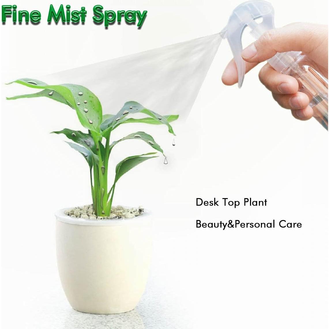 Botellas de Spray KwoKmarK 100ml Transparentes Reutilizables - 4 Pack