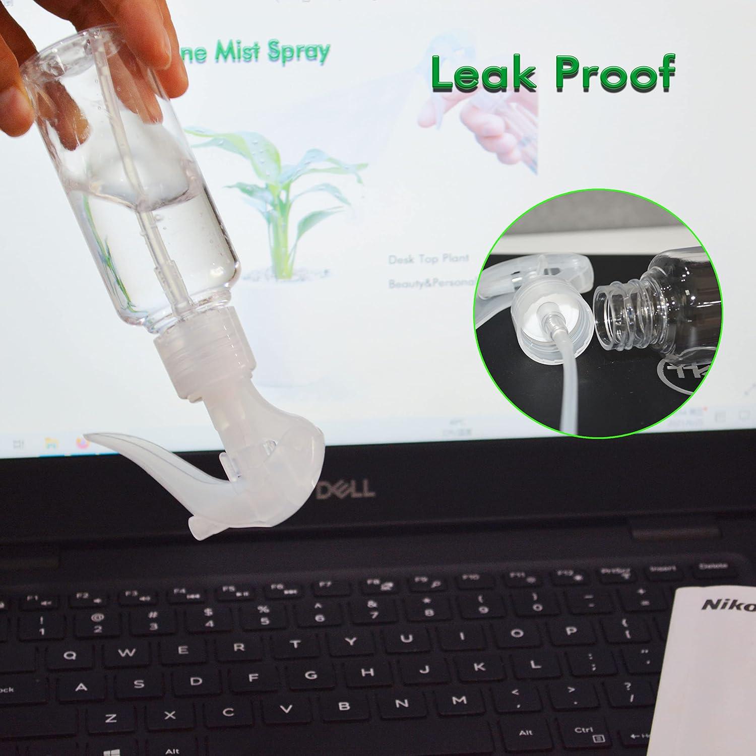 Botellas de Spray KwoKmarK 100ml Transparentes Reutilizables - 4 Pack